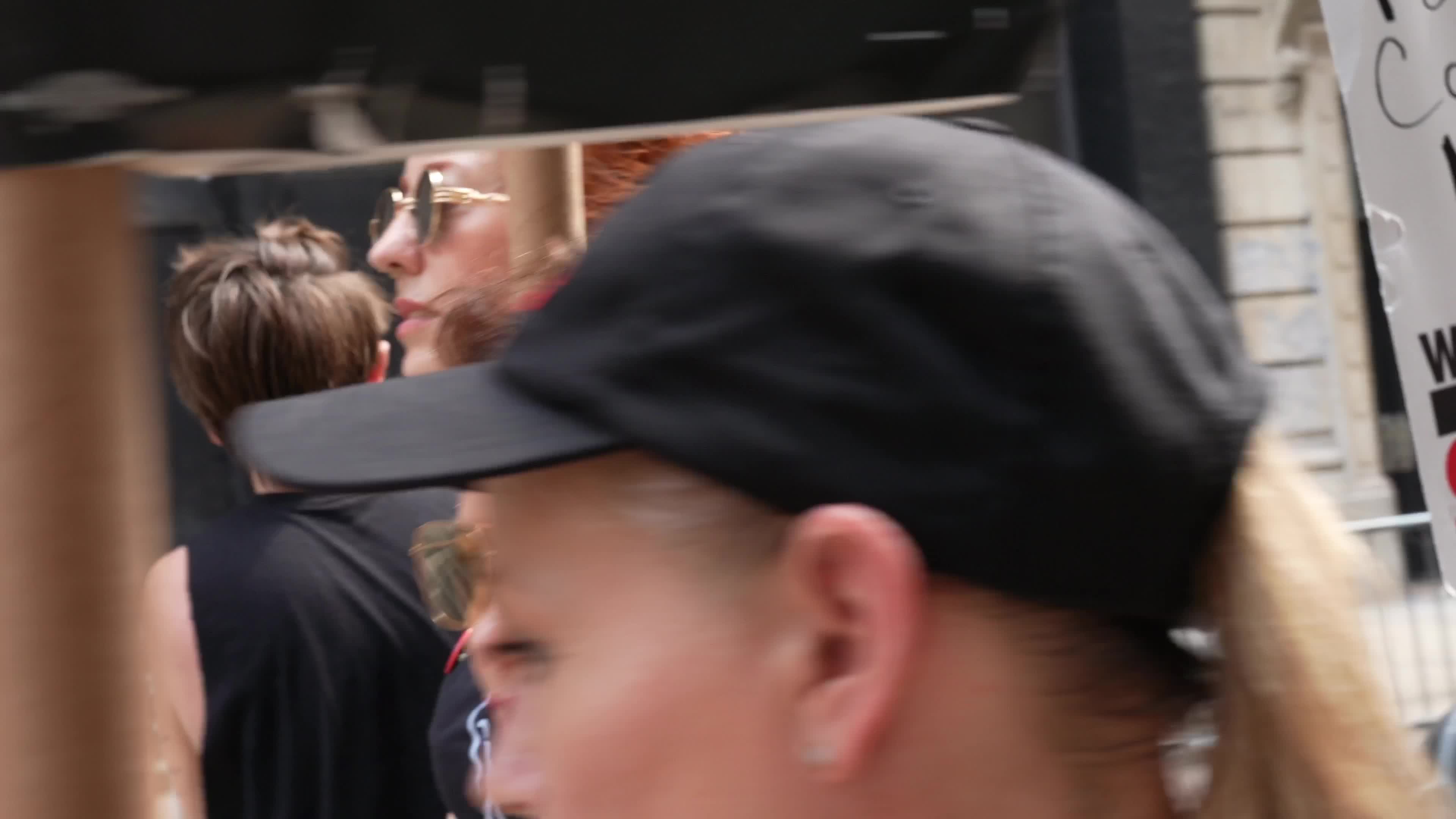 SAG-AFTRA Members Join The Picket Line In New York City