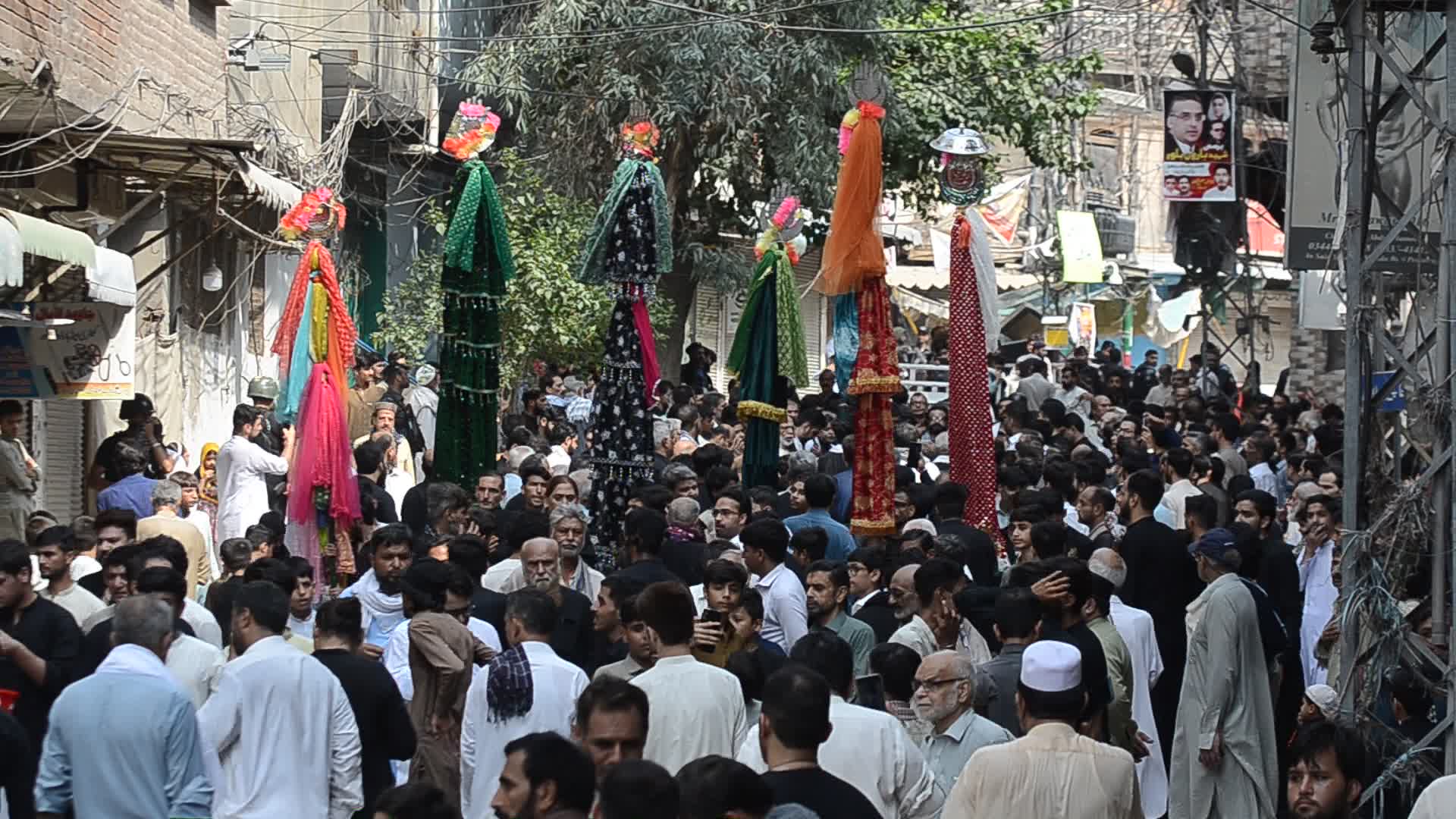 Muharram 2023 procession in Peshawar

