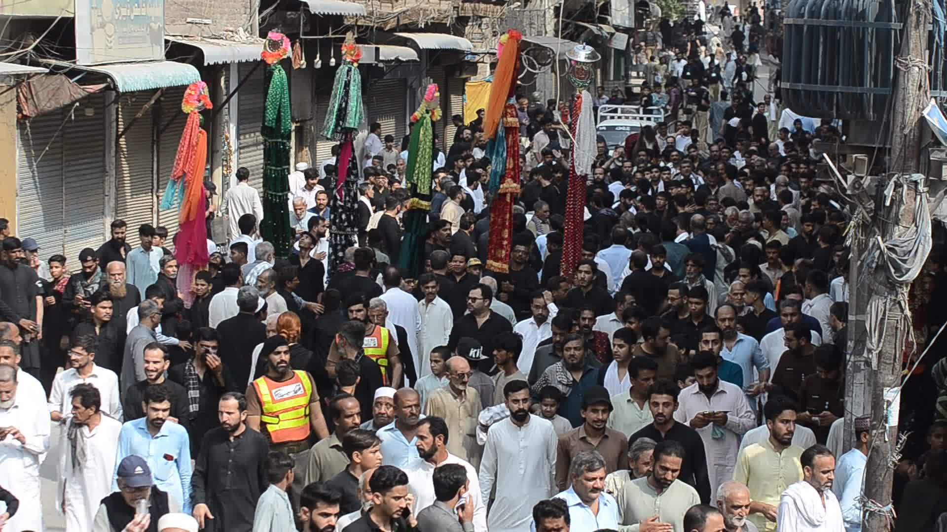 Muharram 2023 procession in Peshawar
