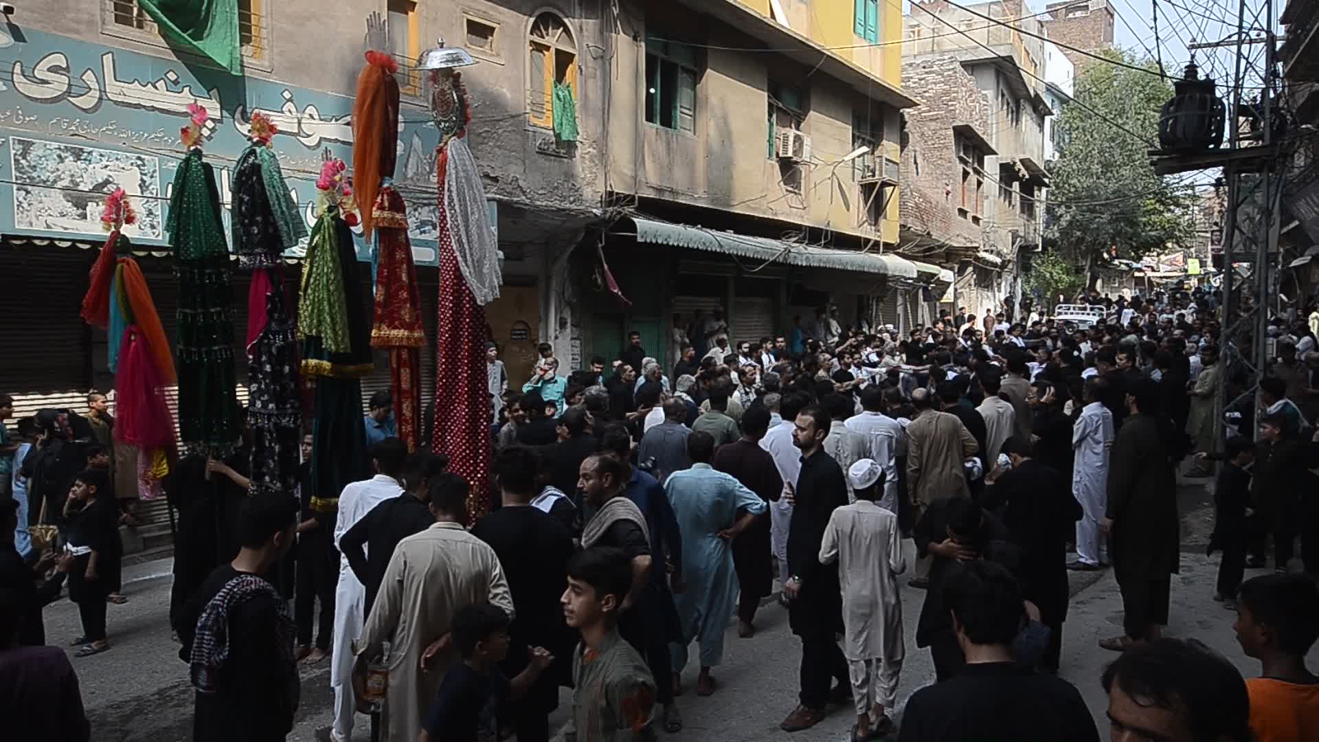 Muharram 2023 procession in Peshawar

