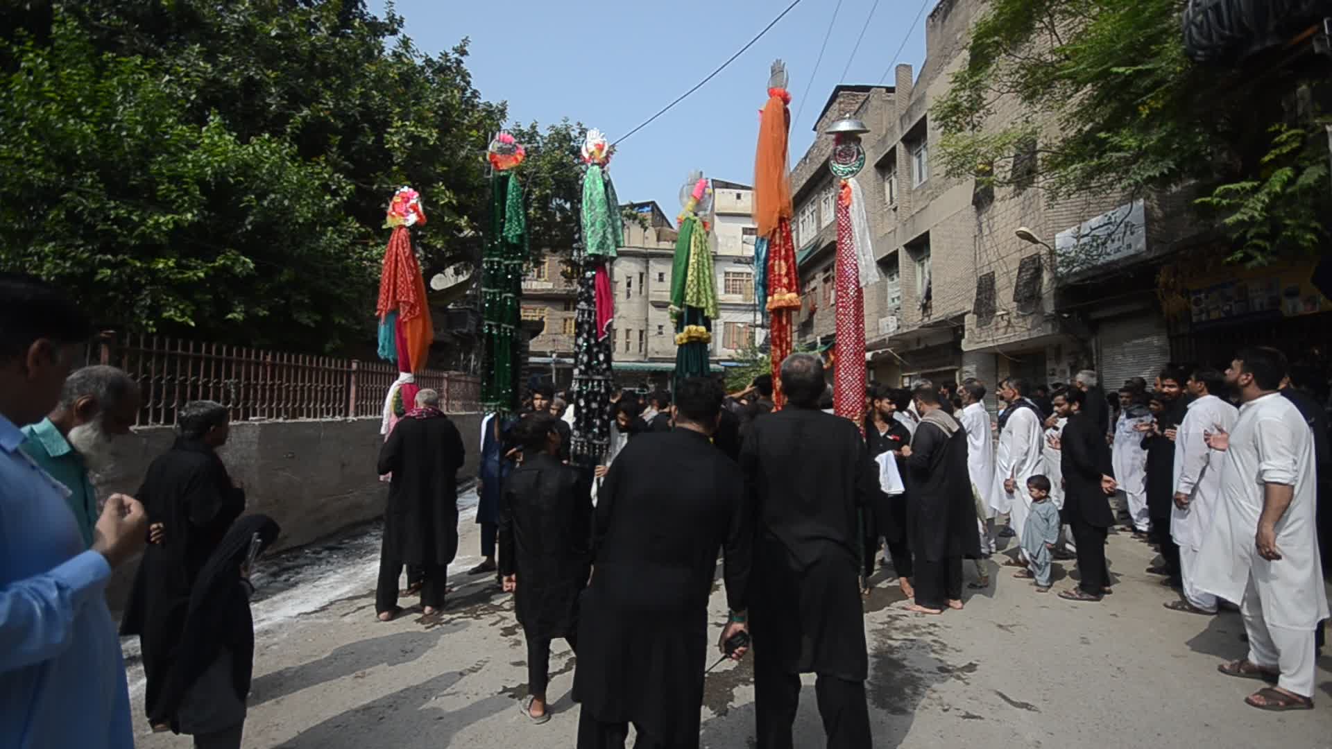 Muharram 2023 procession in Peshawar
