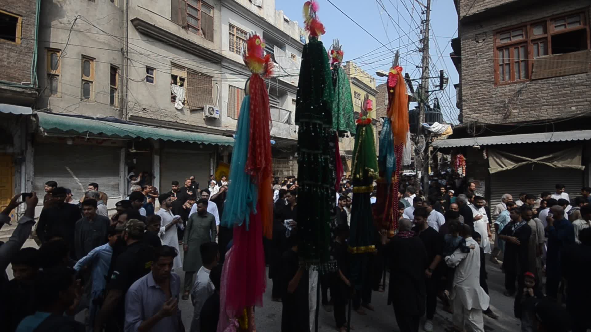 Muharram 2023 procession in Peshawar
