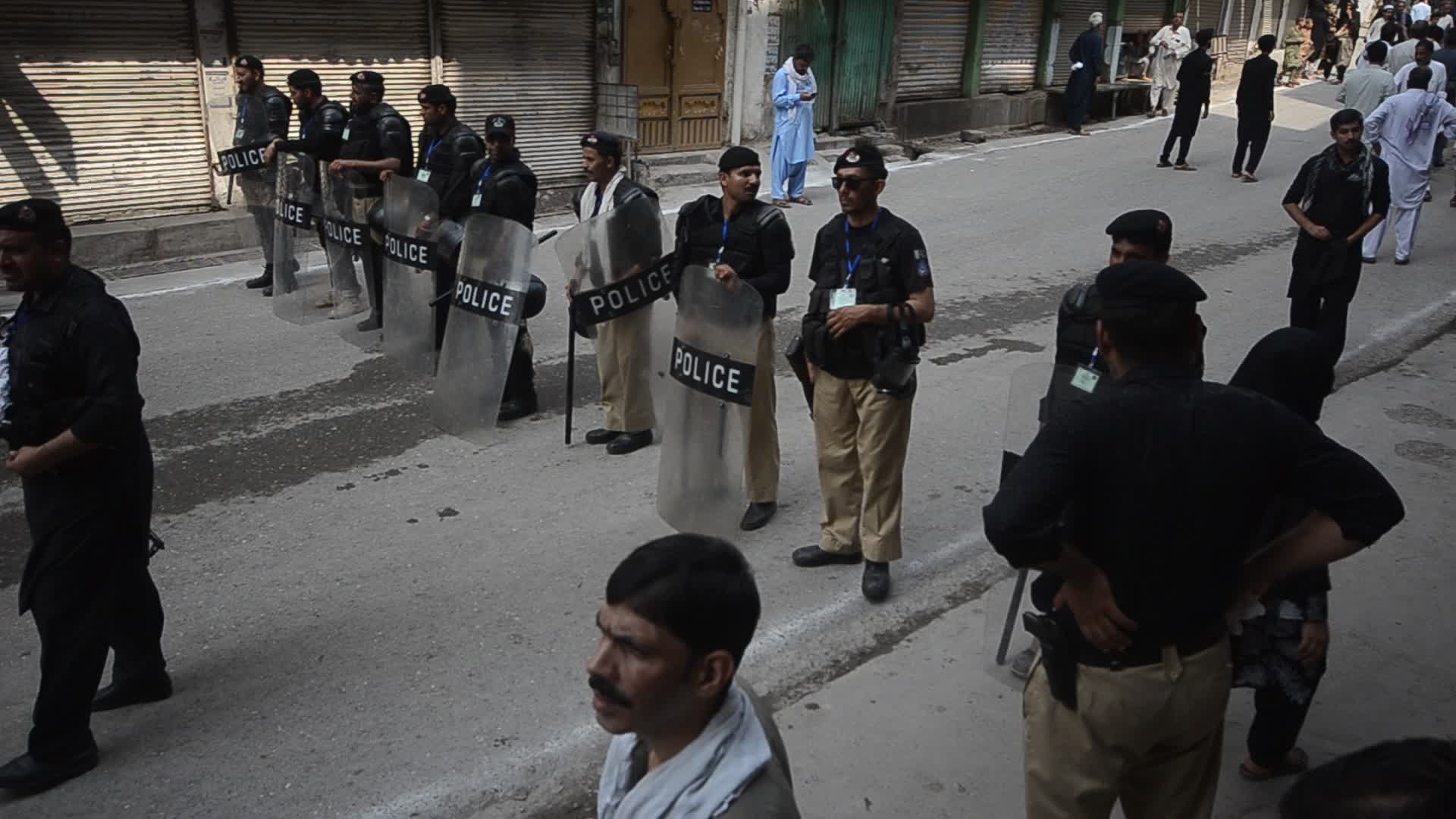 Muharram 2023 procession in Peshawar
