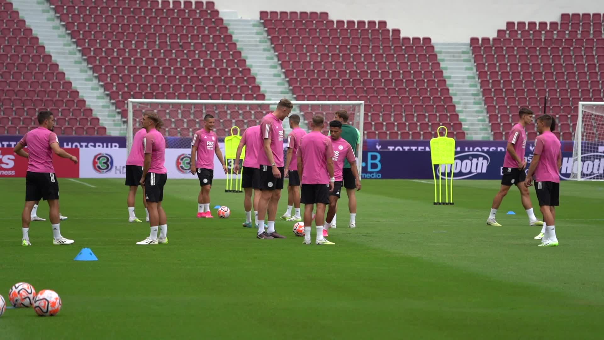 Leicester City Pre Season Training Session.