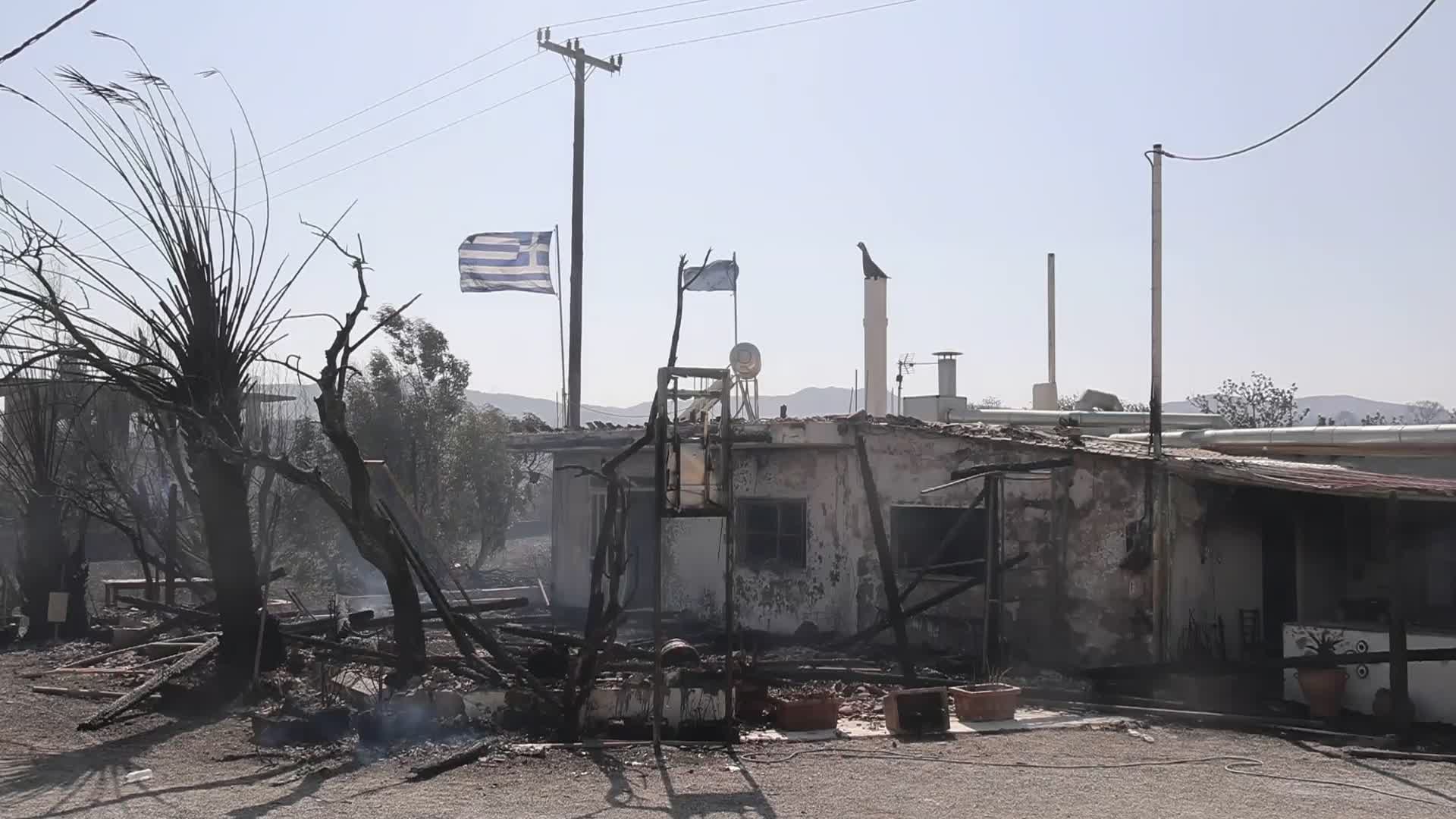 Rhodes Wildfire Forces Thousands Of Evacuations