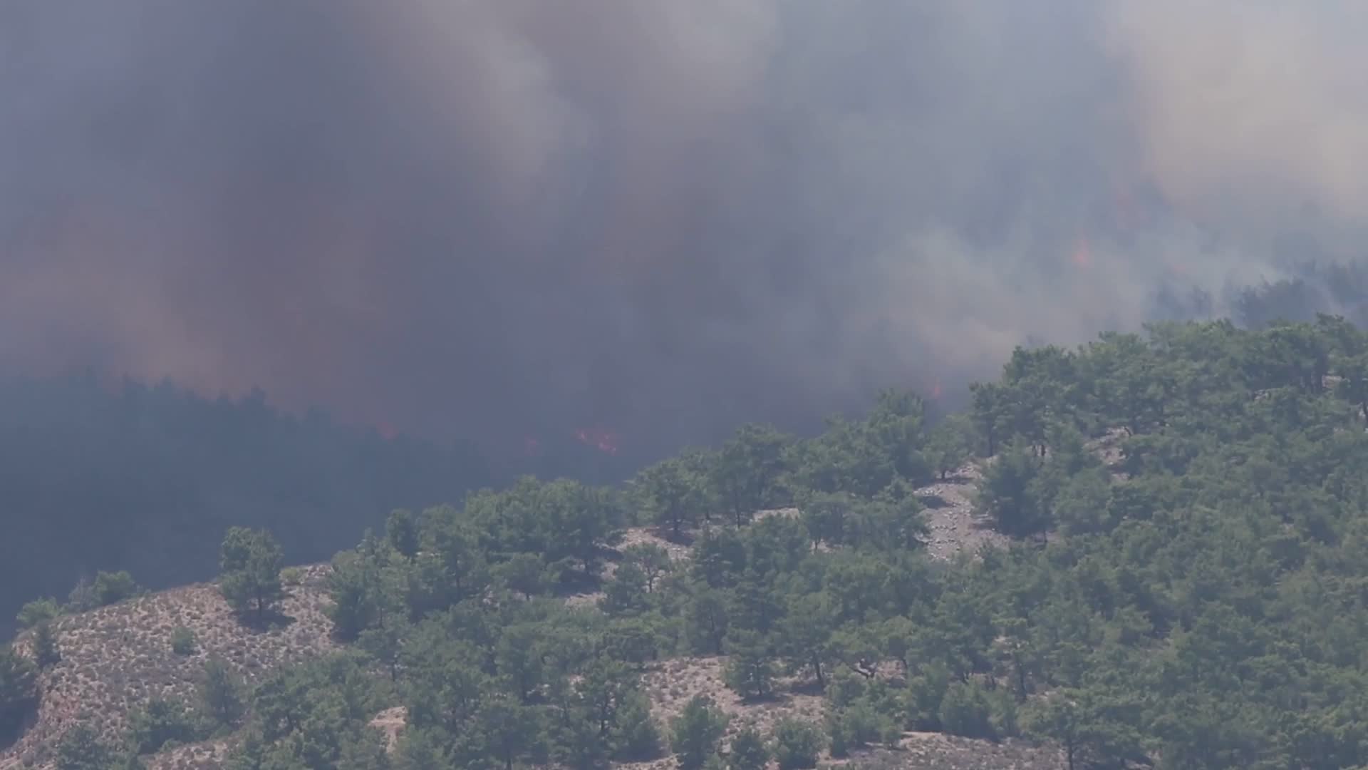 Rhodes Wildfire Forces Thousands Of Evacuations