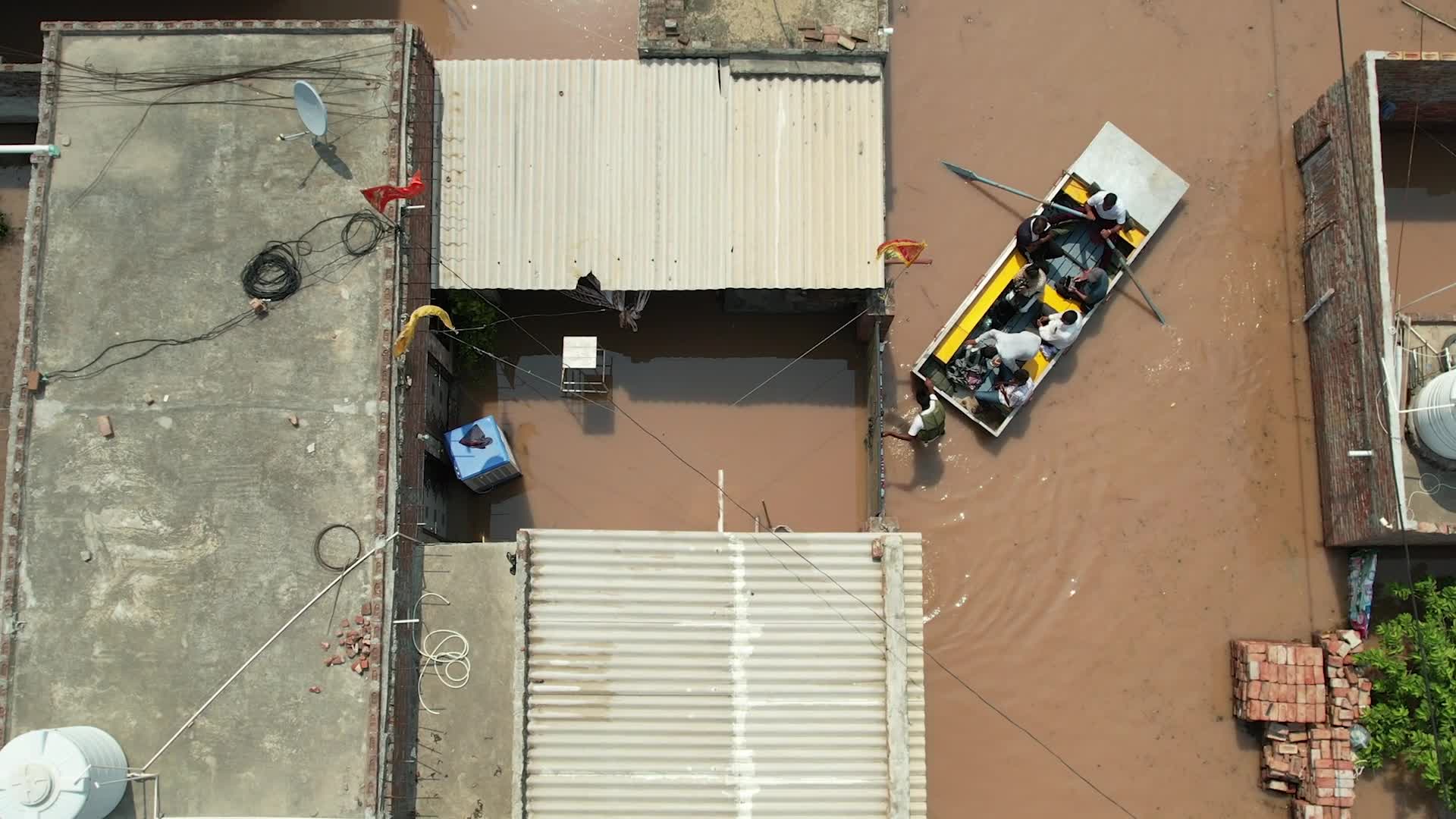 Floods in Punjab and Haryana.