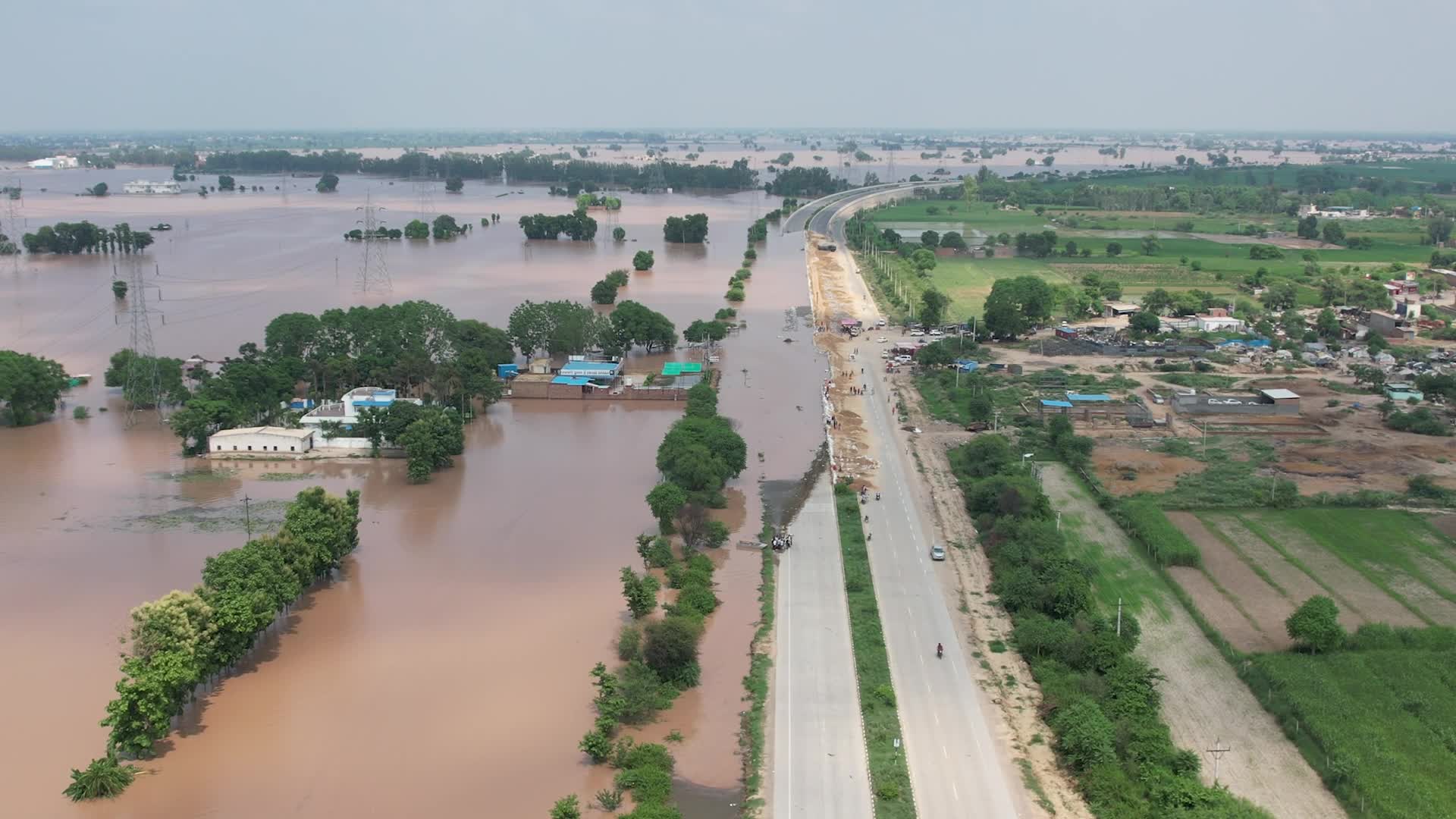 Floods in Punjab and Haryana.