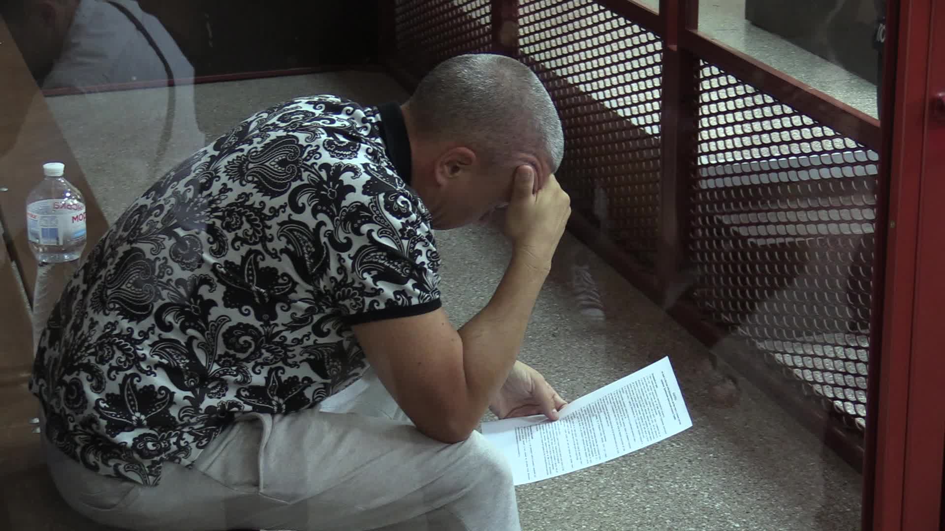 Former Odesa Military Commissar court hearing in Kyiv, amid Russia's invasion of Ukraine.