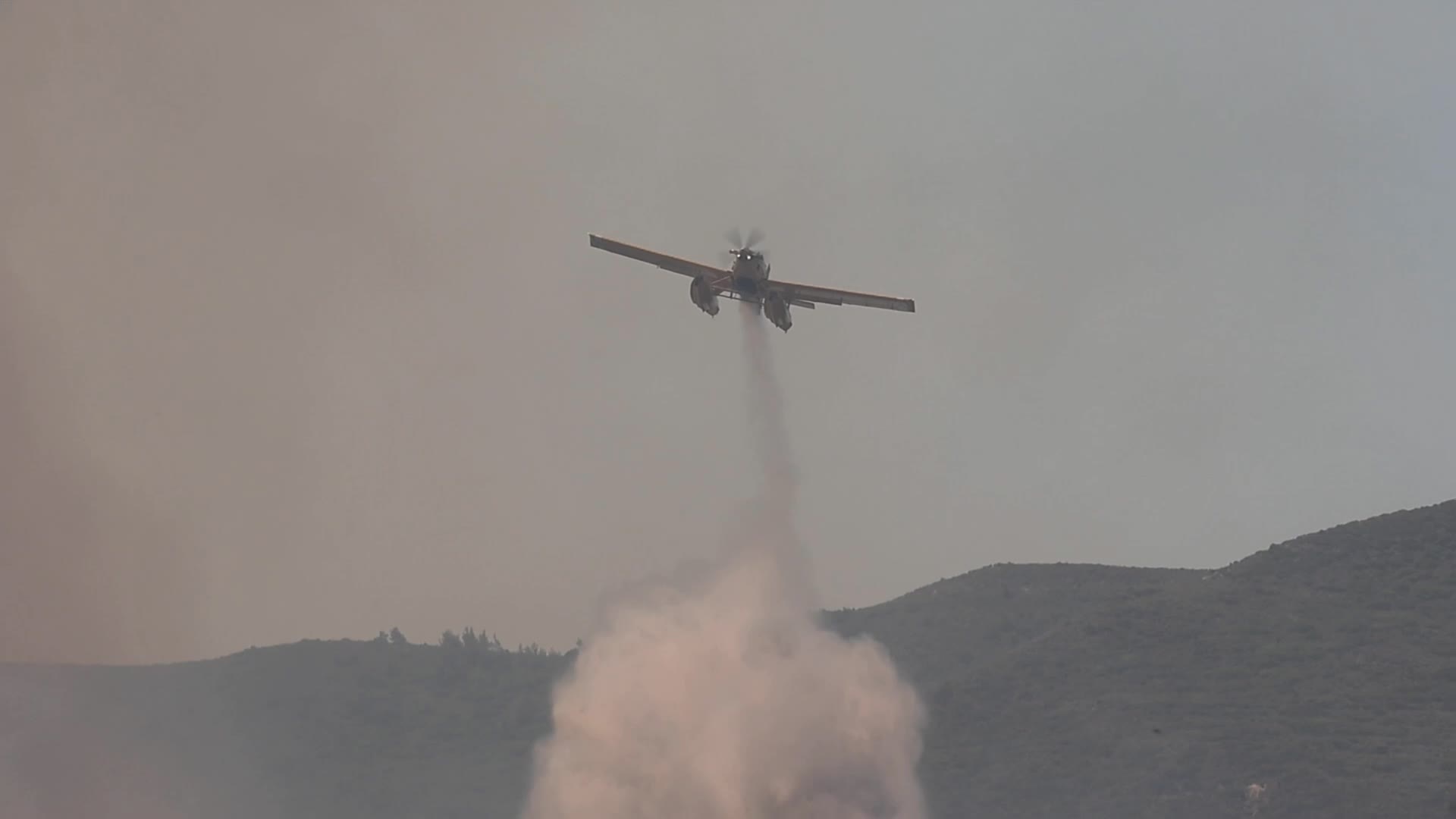 Wildfires Continue To Rage Across Greek Island of Rhodes