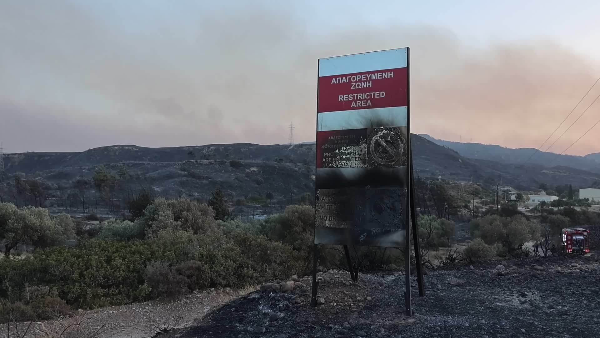 Wildfires Continue To Rage In Rhodes