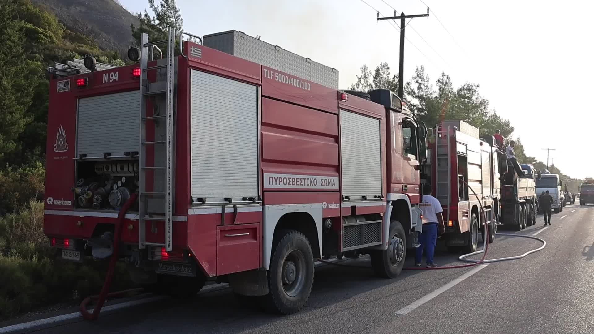 Wildfires Continue To Rage In Rhodes