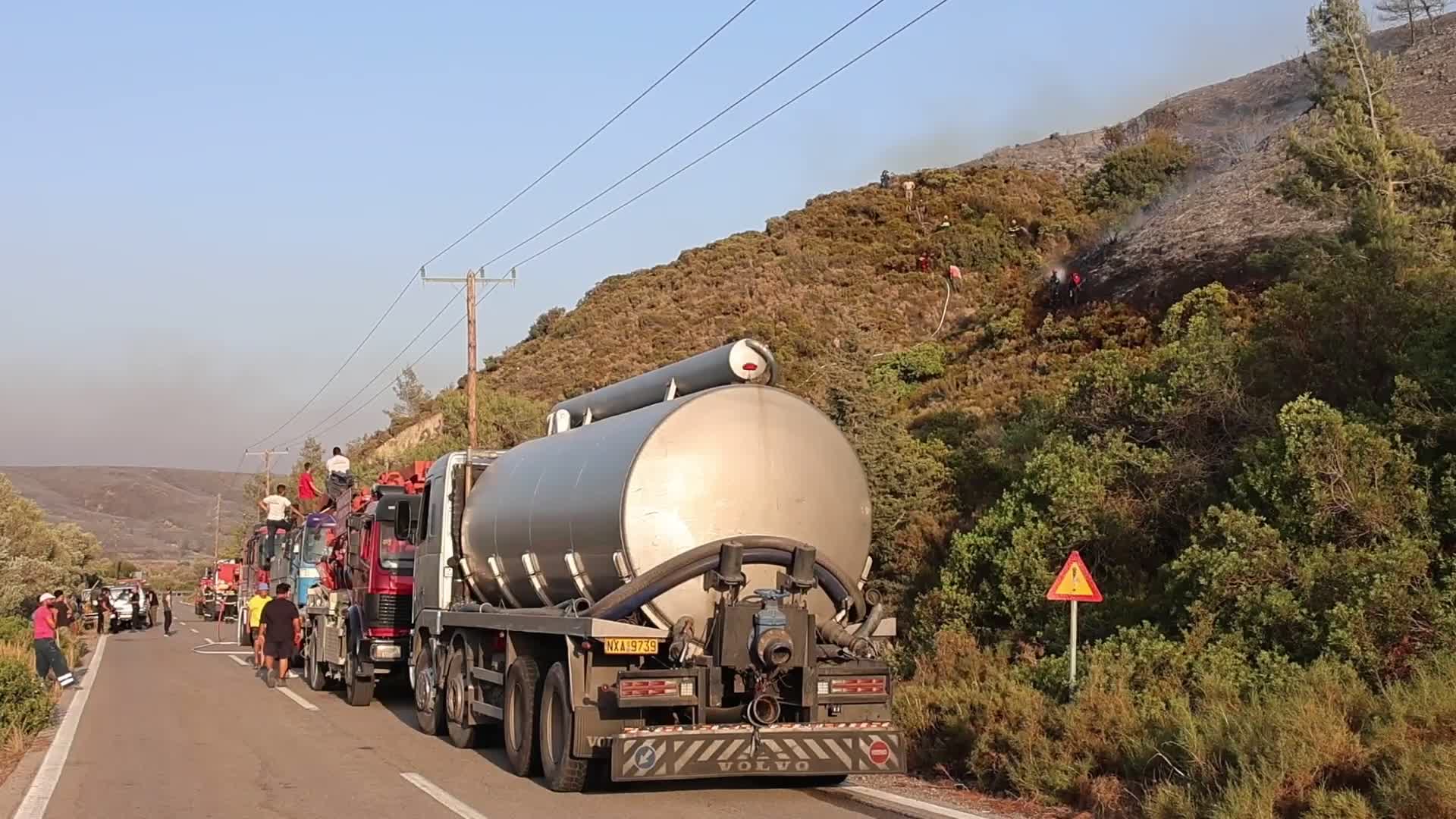 Wildfires Continue To Rage In Rhodes