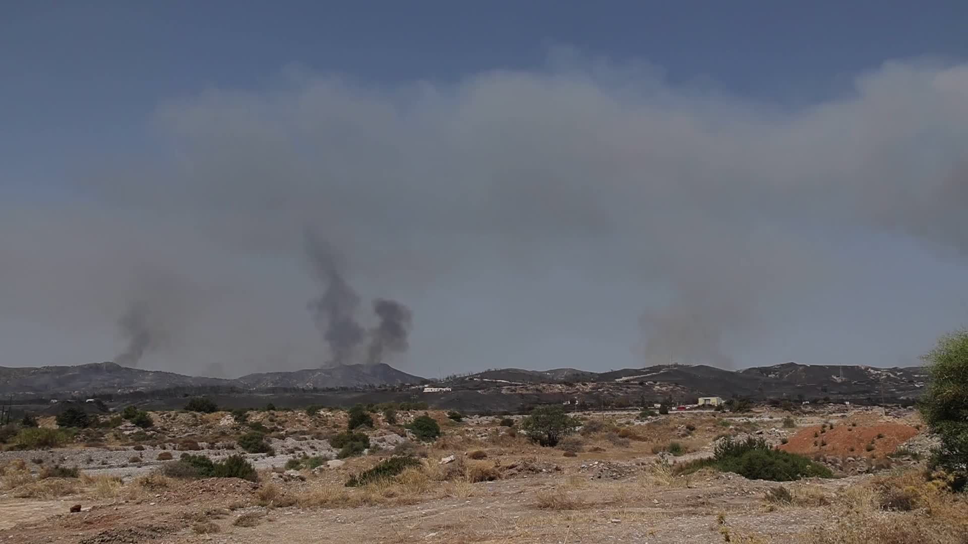 Wildfires Continue To Rage In Rhodes