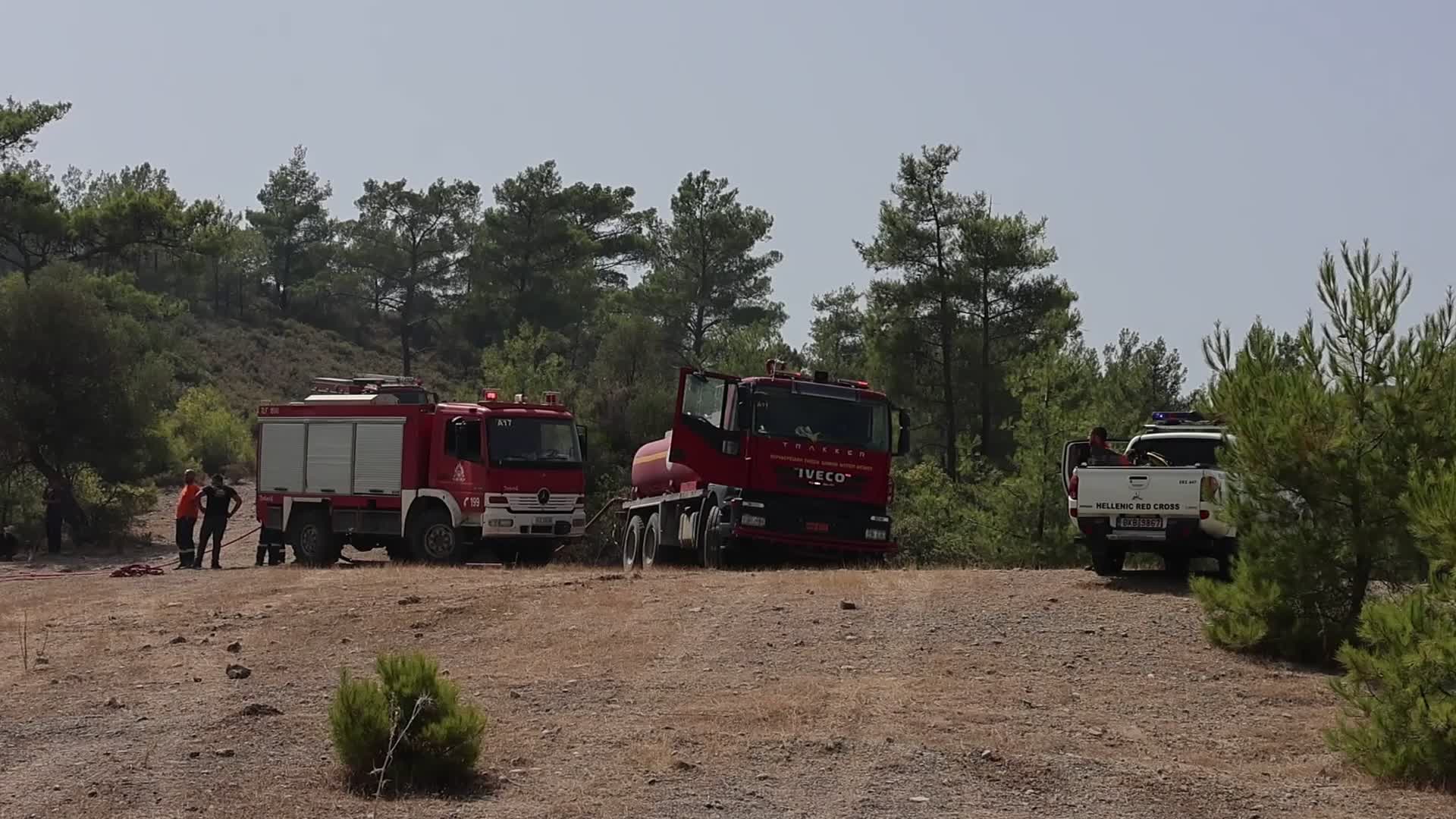 Wildfires Continue In The Greek Island Of Rhodes, Greece