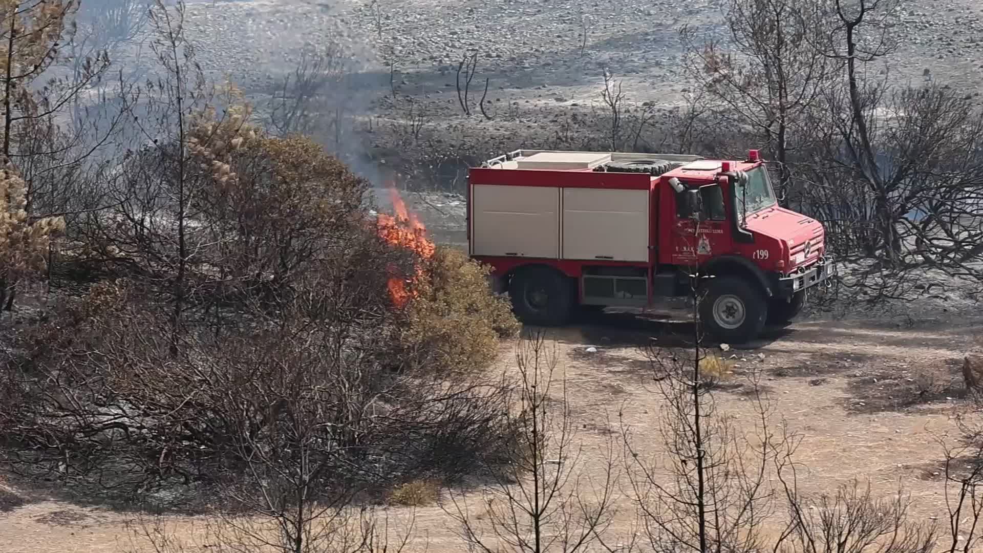 Wildfires Continue In The Greek Island Of Rhodes, Greece