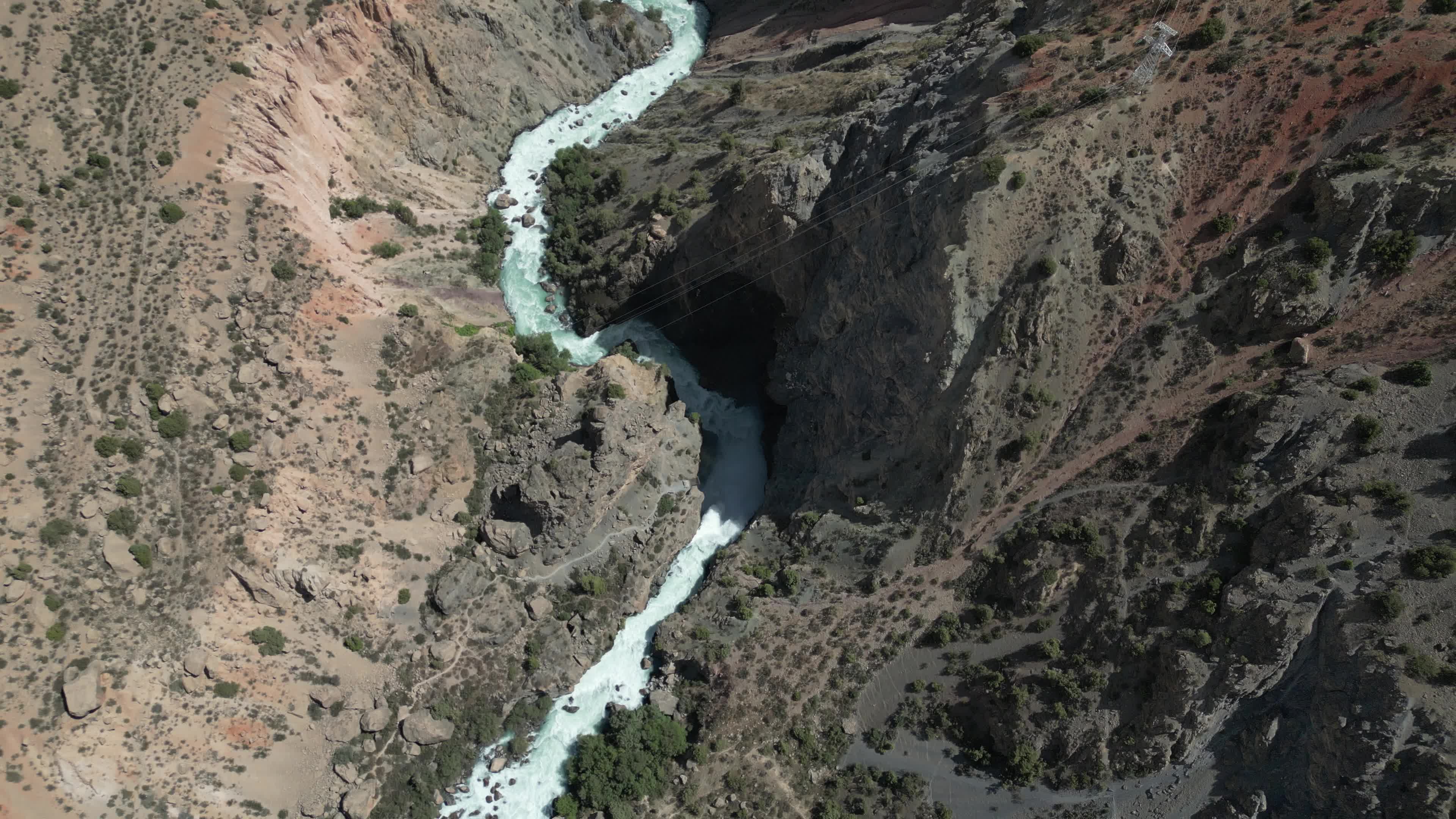 Drone video of the Tajikistan mountains and Iskanderkul Lake
