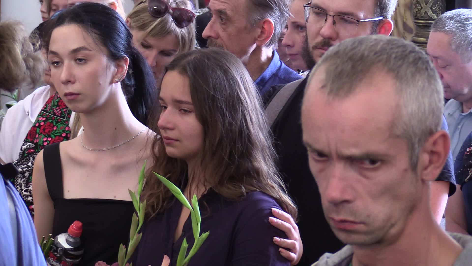 Funeral service of a violinist and Ukrainian serviceman Davyd Yakushyn in Kyiv, amid Russia's invasion of Ukraine.