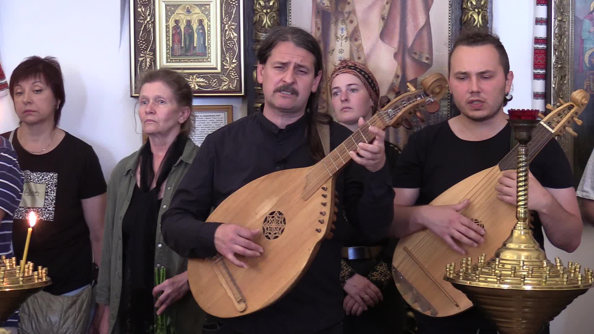 Funeral service of a violinist and Ukrainian serviceman Davyd Yakushyn in Kyiv, amid Russia's invasion of Ukraine.