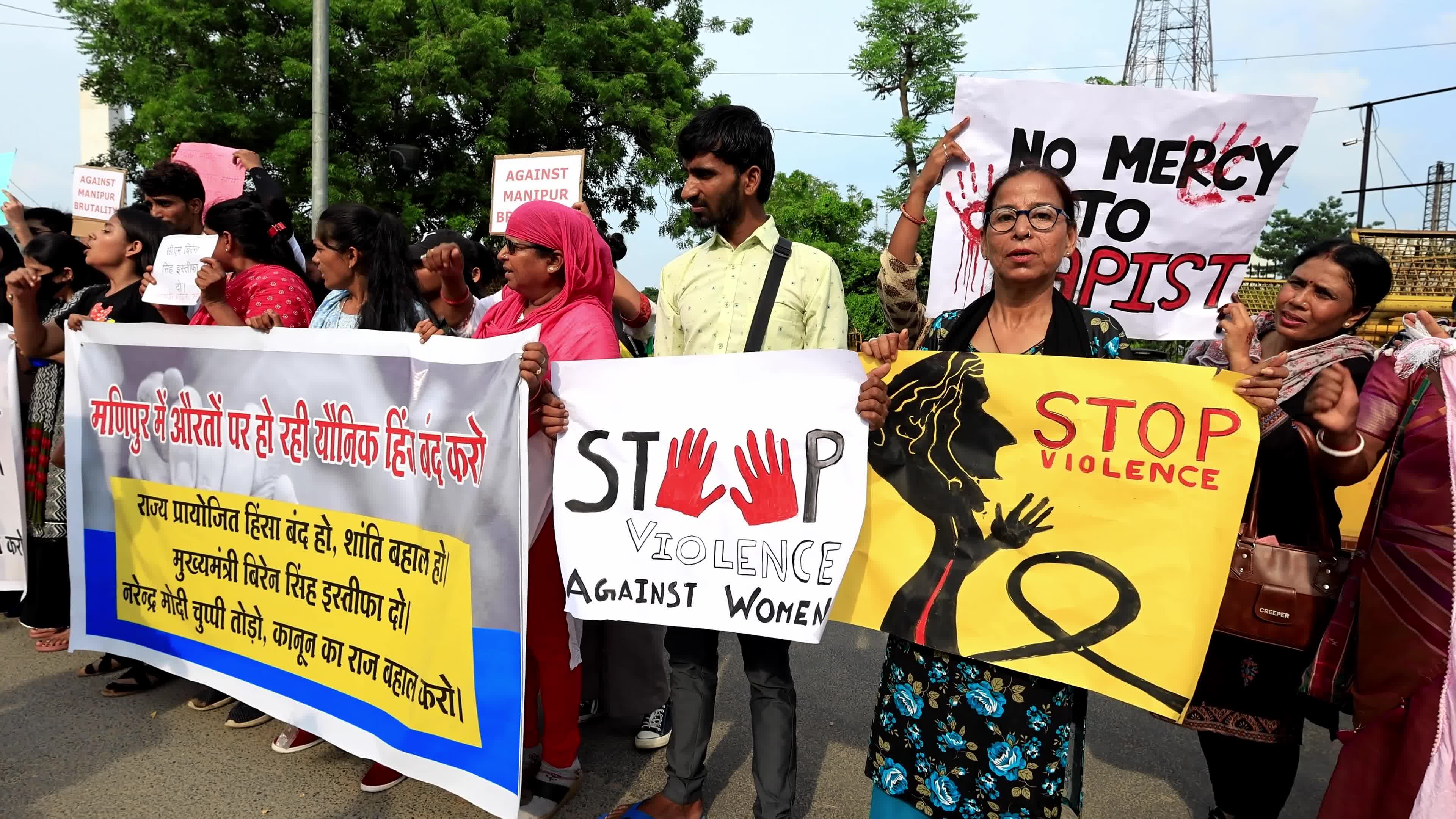 Protest Against Ethnic Violence In Manipur