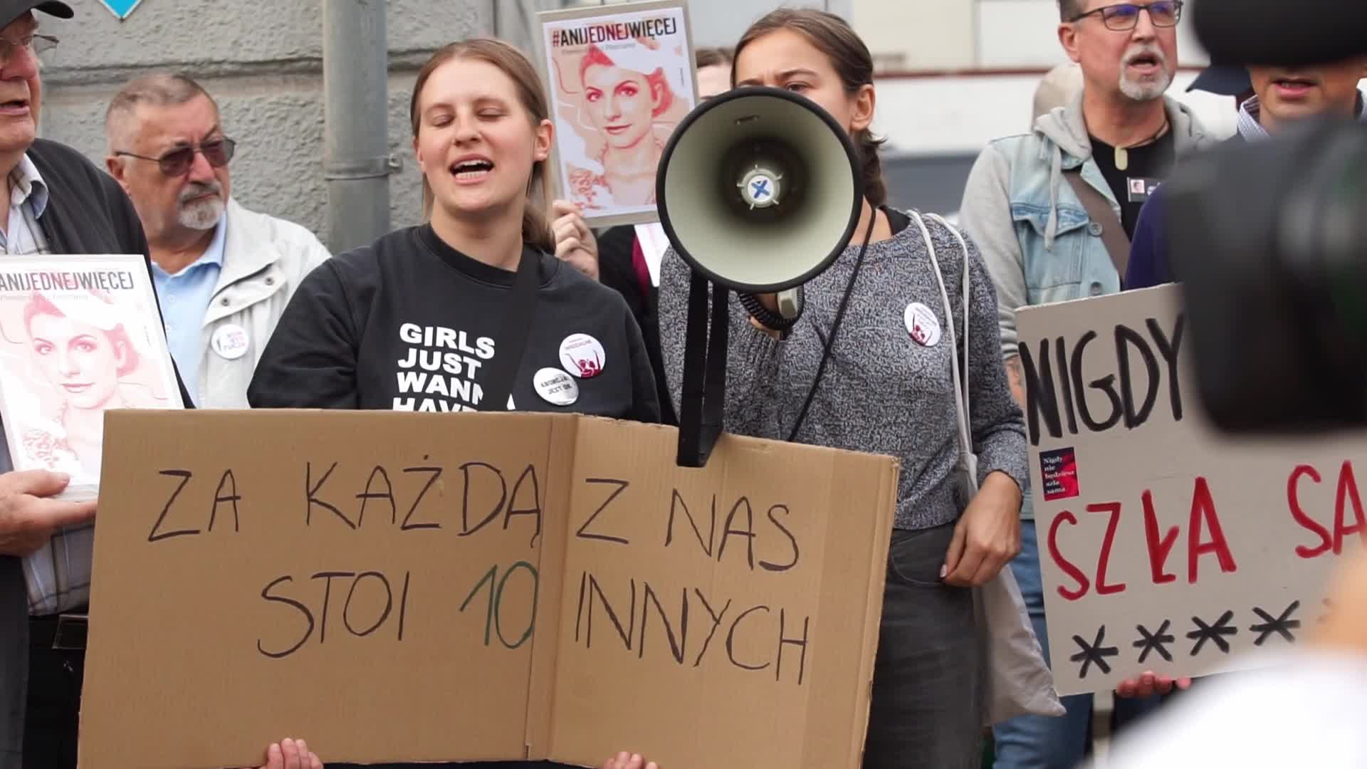 Solidarity With Joanna Protest In Gdansk