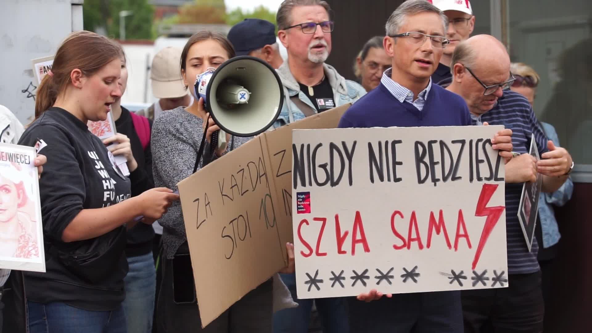 Solidarity With Joanna Protest In Gdansk