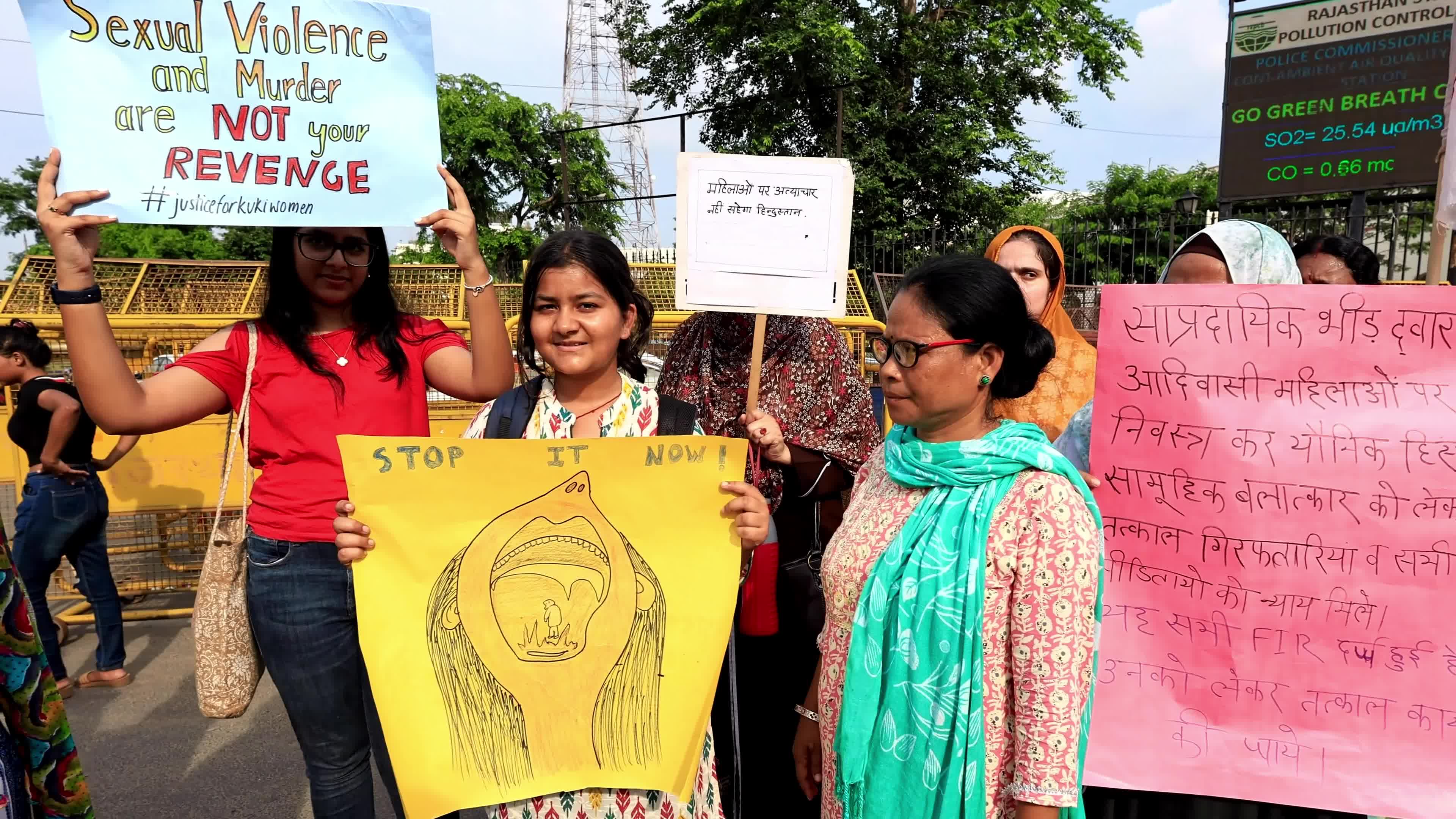 Protest Against Ethnic Violence In Manipur