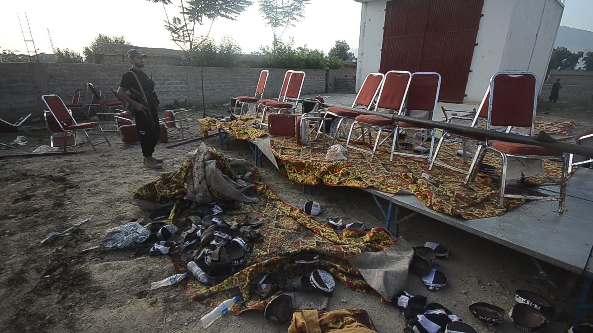 At least 44 people were killed in a bomb explosion in Bajaur, Pakistan 