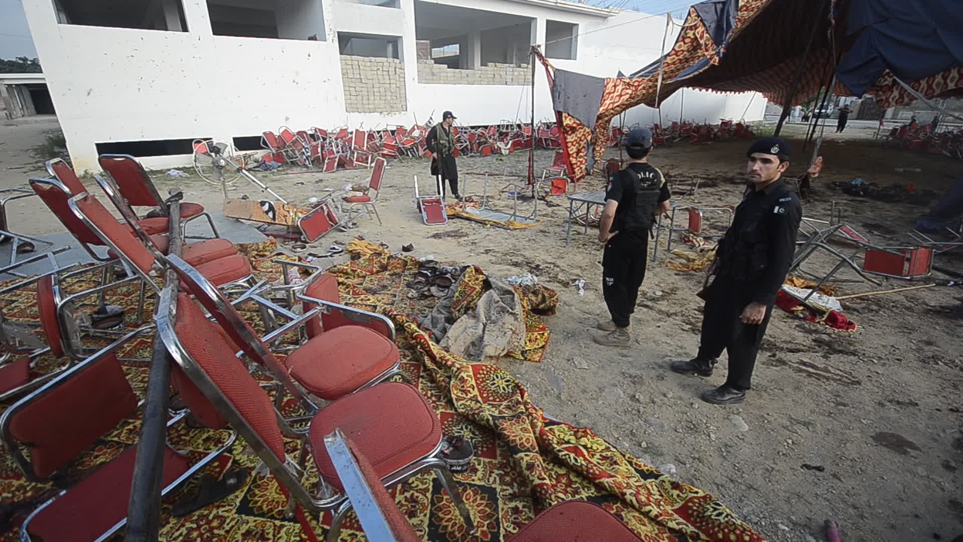 At least 44 people were killed in a bomb explosion in Bajaur, Pakistan 