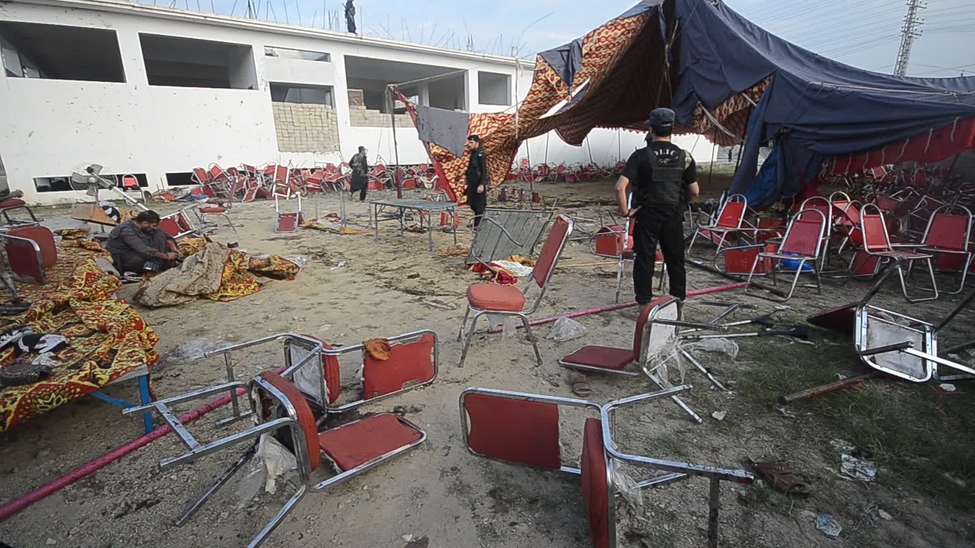 At least 44 people were killed in a bomb explosion in Bajaur, Pakistan 