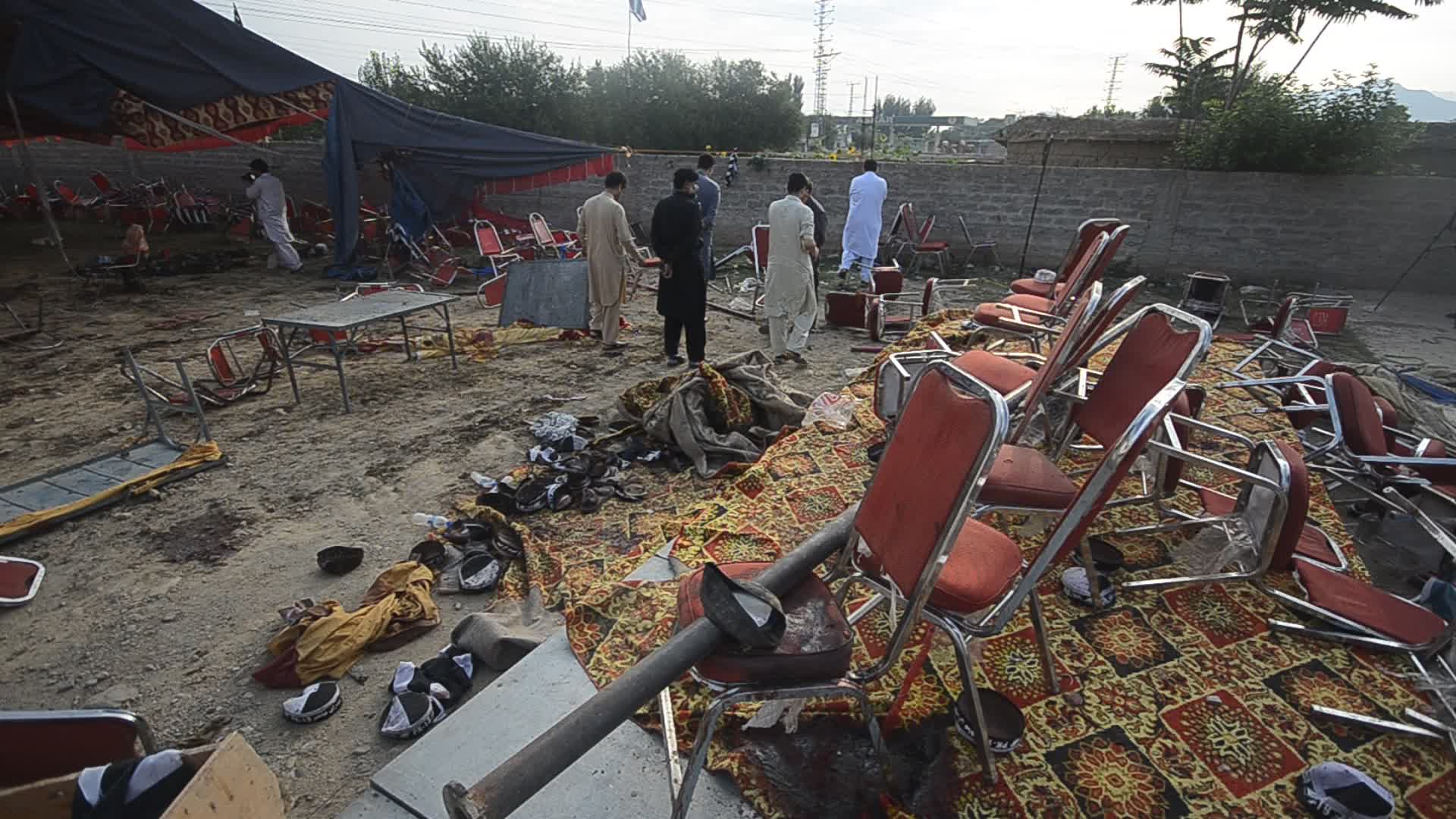 At least 44 people were killed in a bomb explosion in Bajaur, Pakistan 