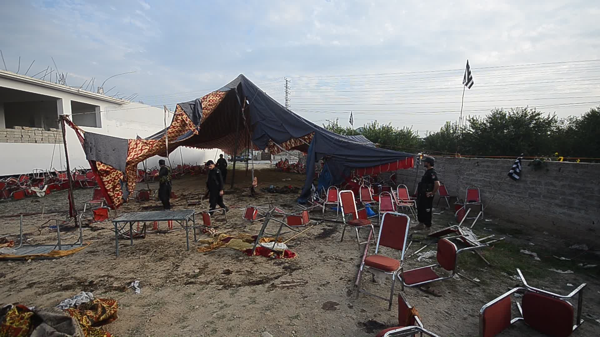 At least 44 people were killed in a bomb explosion in Bajaur, Pakistan 