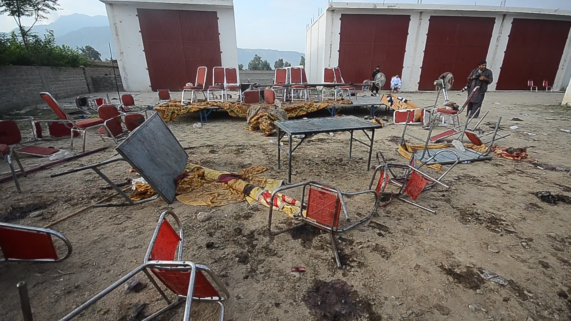 At least 44 people were killed in a bomb explosion in Bajaur, Pakistan 
