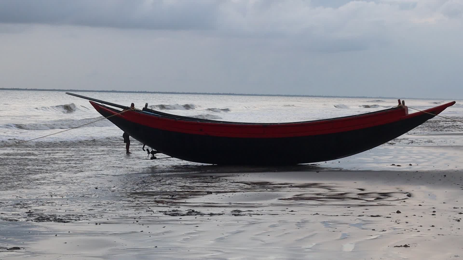 The river mouth of an island of Sunderbans delta