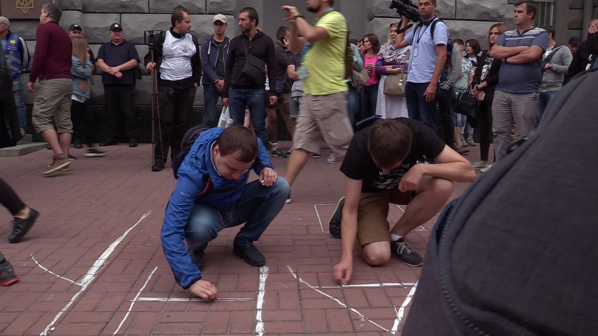 Anniversary of the attack on Ukrainian anti-corruption campaigner Kateryna Handziuk in Kiev