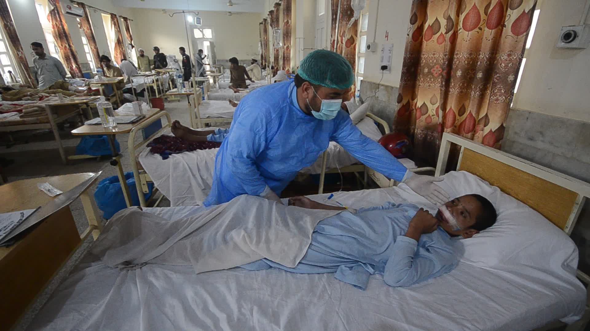 At least 55 killed in blast at Islamist political rally in Pakistan
