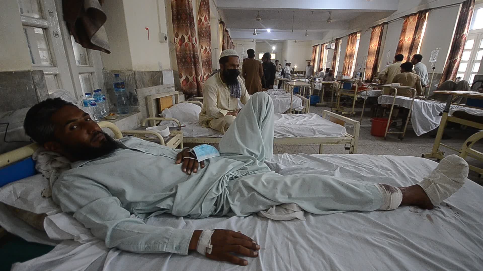 At least 55 killed in blast at Islamist political rally in Pakistan
