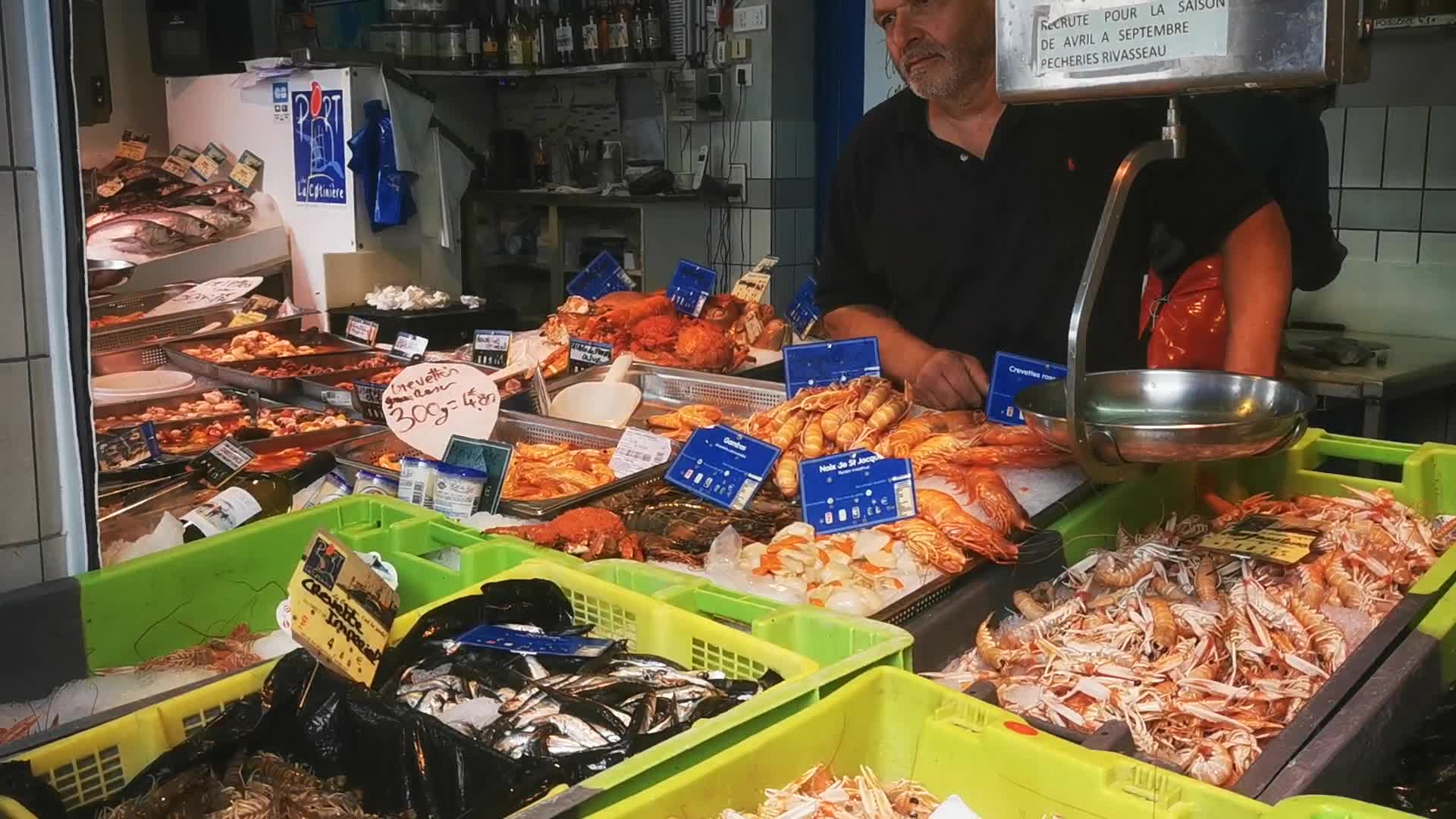Daily life in the touristic island of Oleron in France