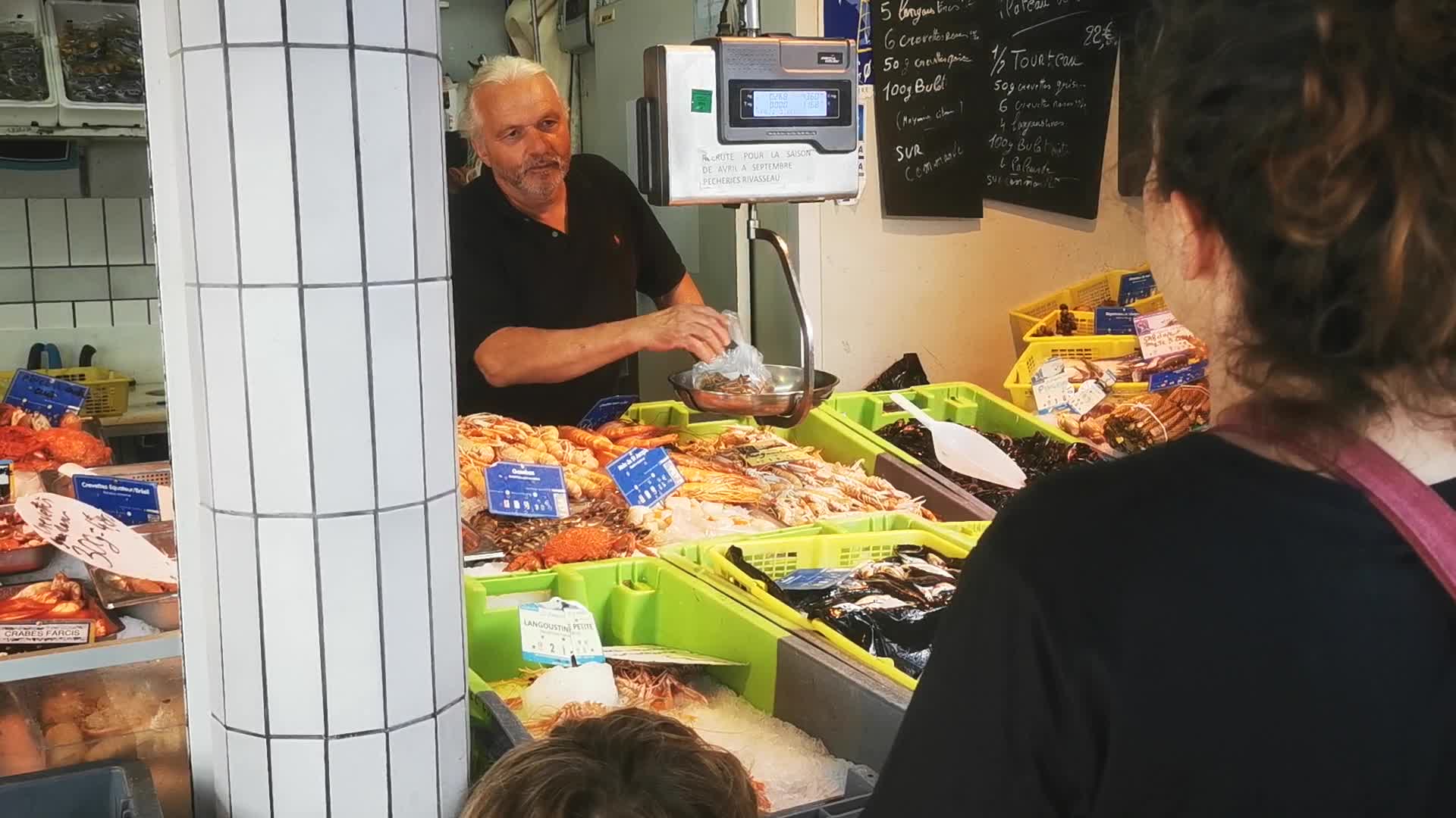 Daily life in the touristic island of Oleron in France