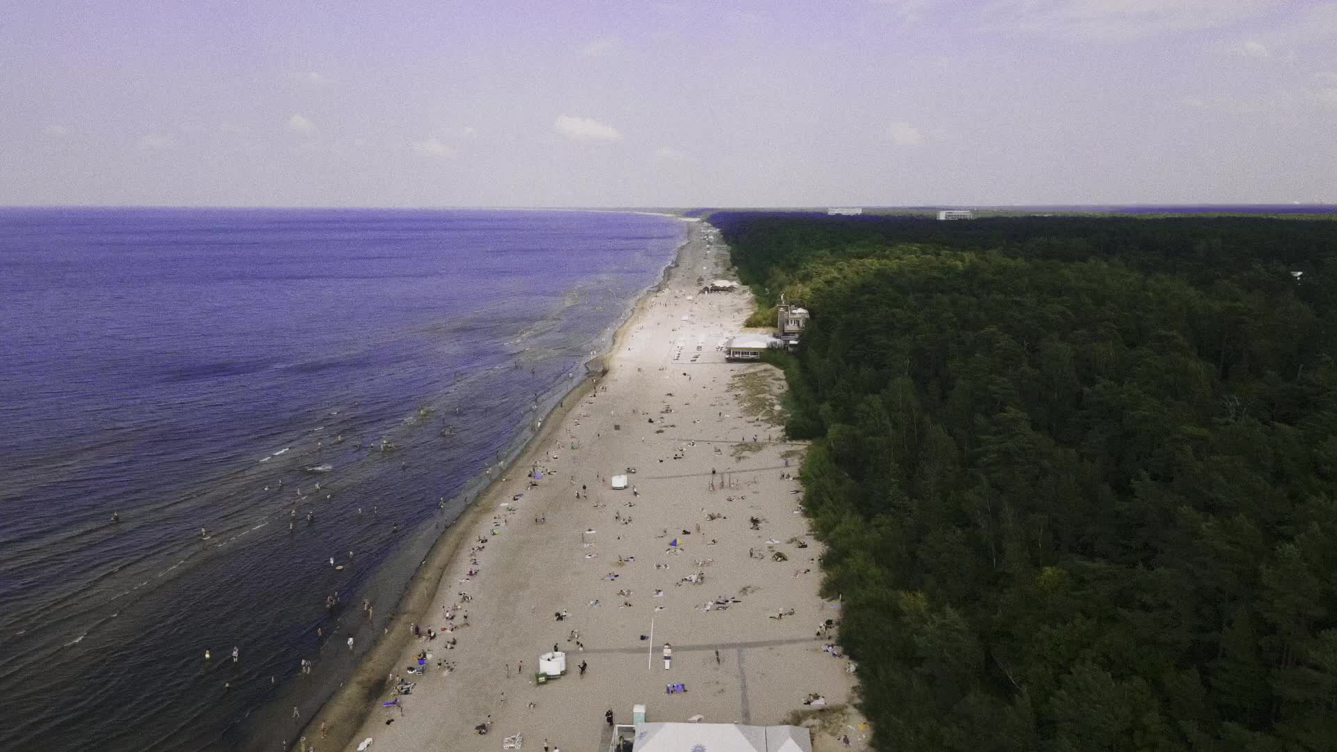 Aerial Glimpse of Jumala Beach, Riga, Latvia