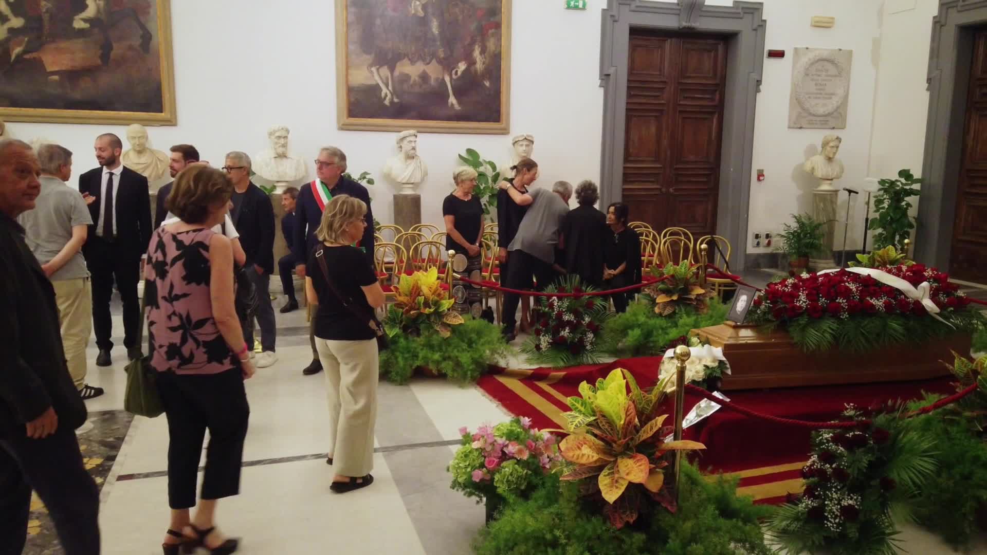 Andrea Purgatori, the funeral chamber in the Campidoglio. for the last farewell