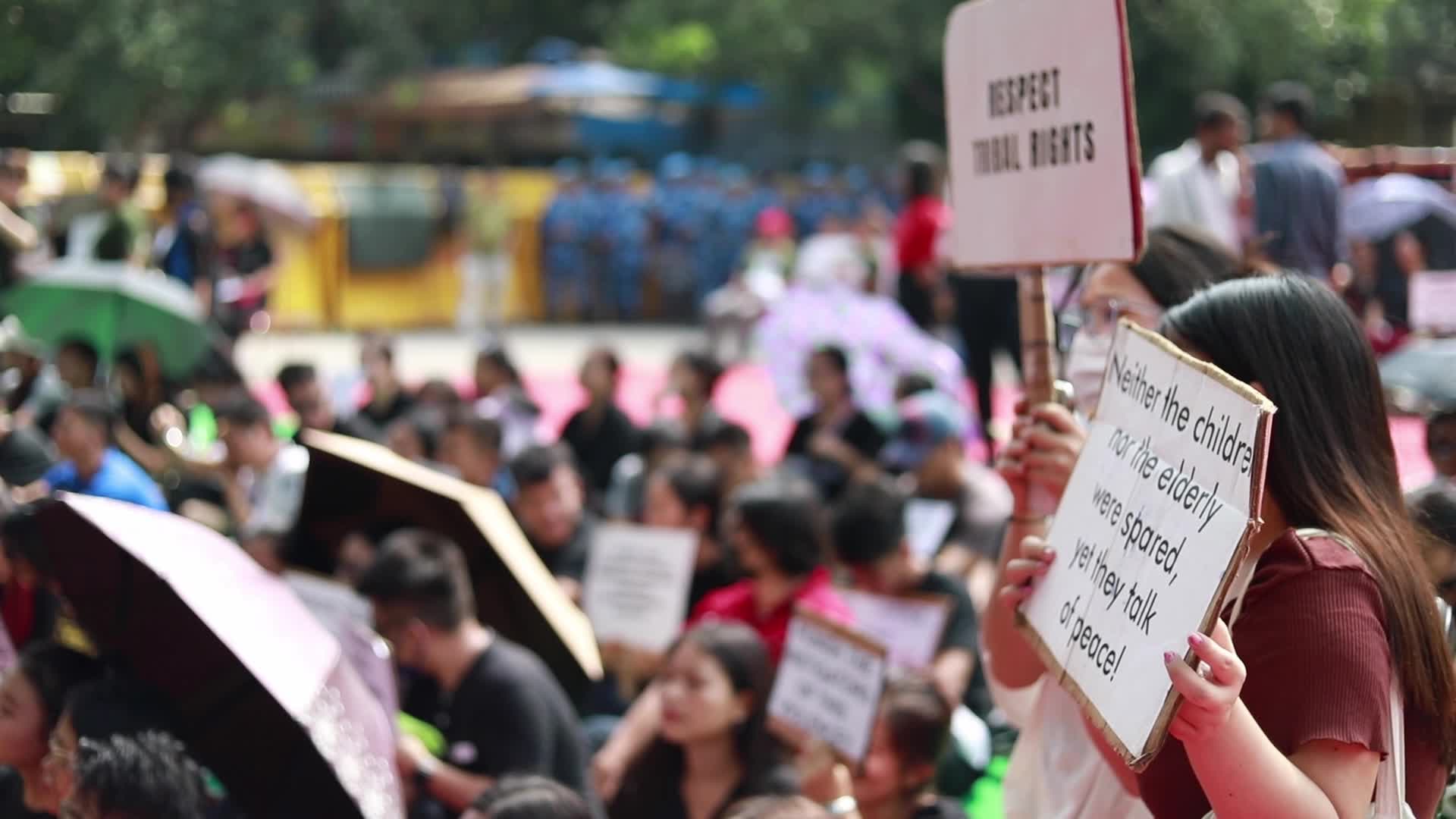Kuki Tribe Protests in New Delhi