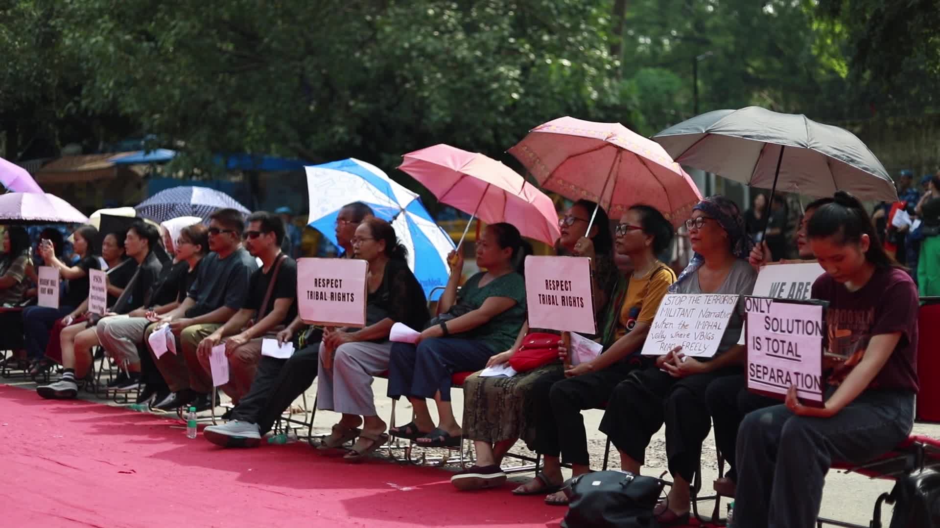 Kuki Tribe Protests in New Delhi