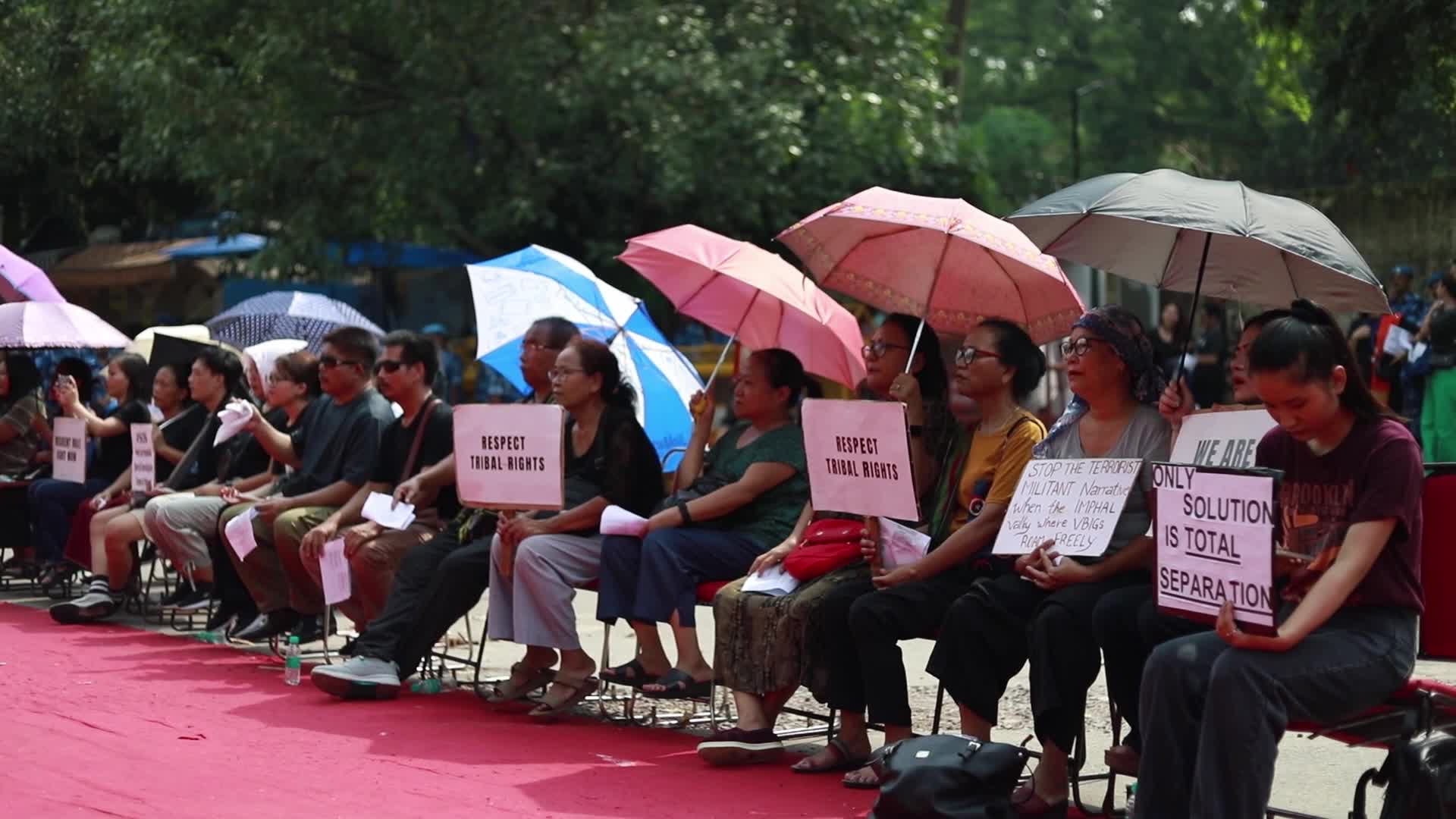 Kuki Tribe Protests in New Delhi