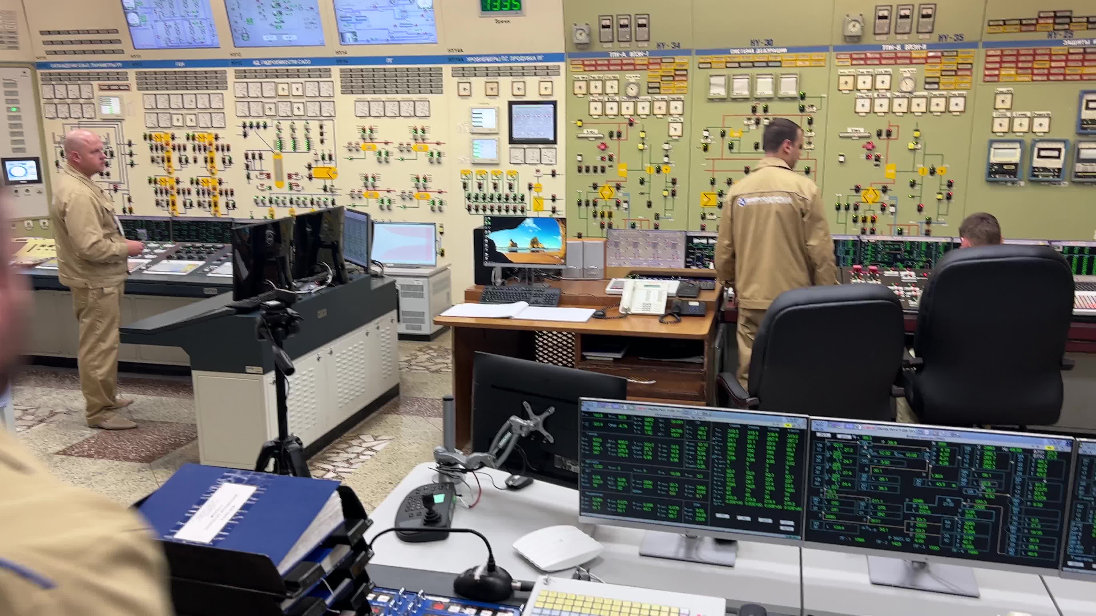 The South Ukraine (Pivdennoukrainsk) Nuclear Power Plant near the city of Yuzhnoukrainsk 