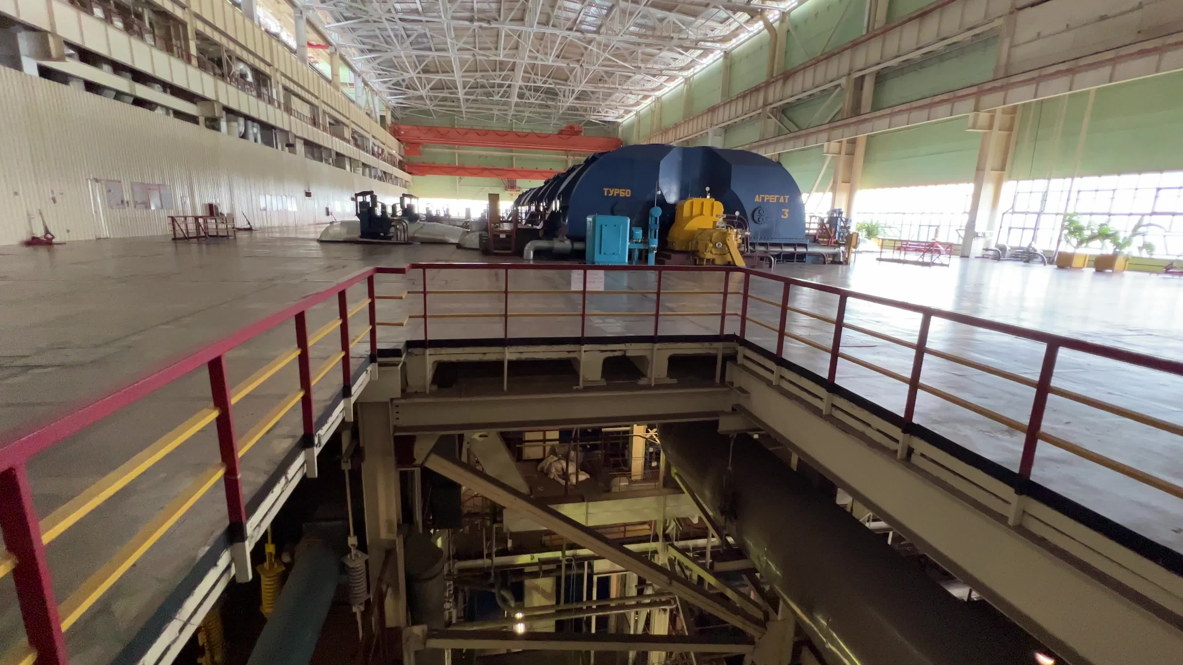 The South Ukraine (Pivdennoukrainsk) Nuclear Power Plant near the city of Yuzhnoukrainsk 