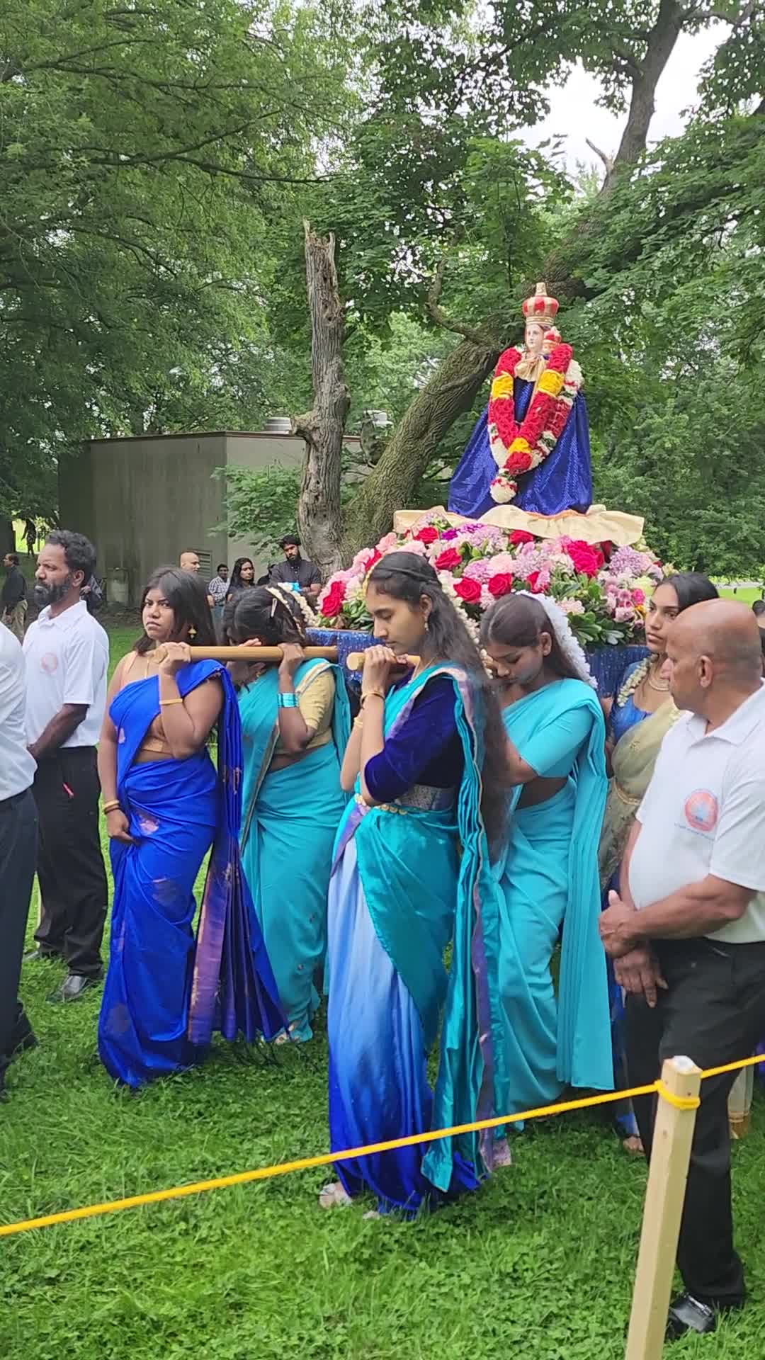 Tamil Catholics take part in the Feast of our Lady of Madhu