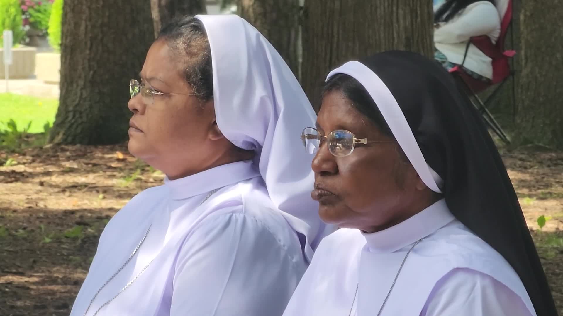 Tamil Catholics take part in the Feast of our Lady of Madhu