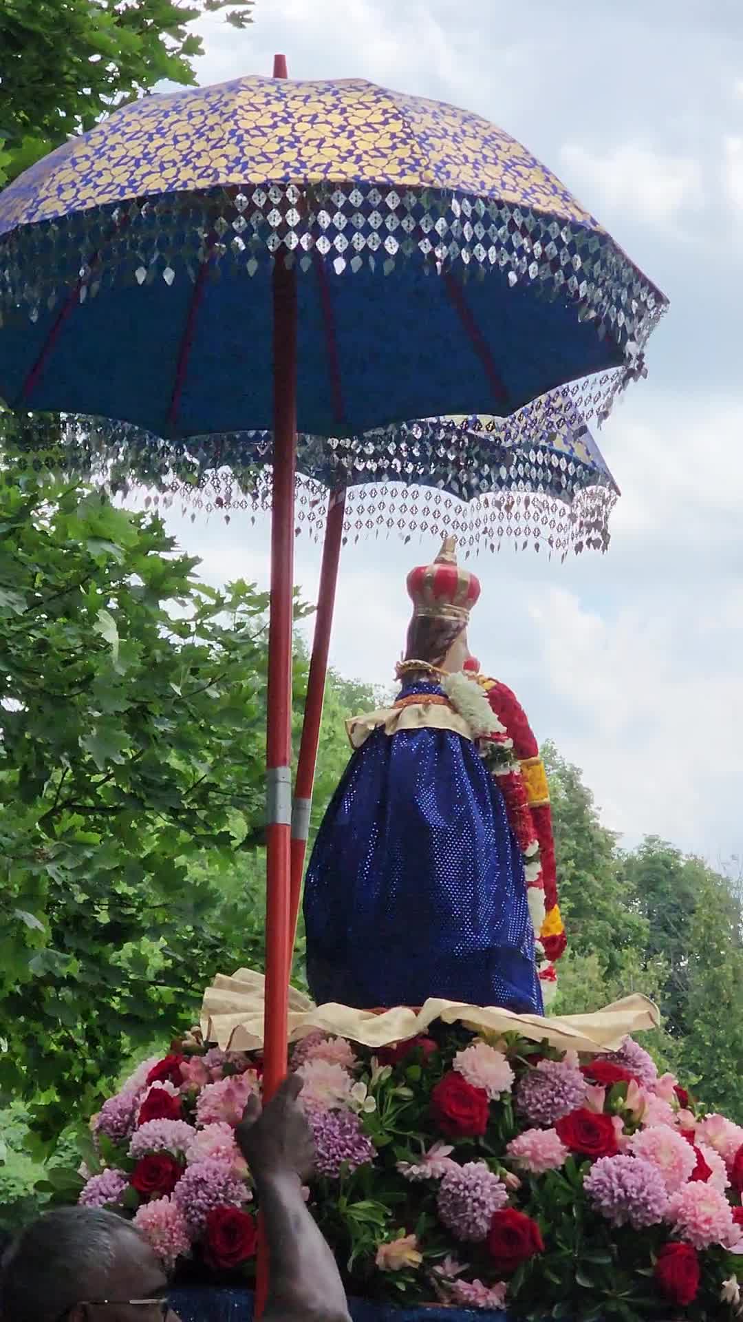 Tamil Catholics take part in the Feast of our Lady of Madhu