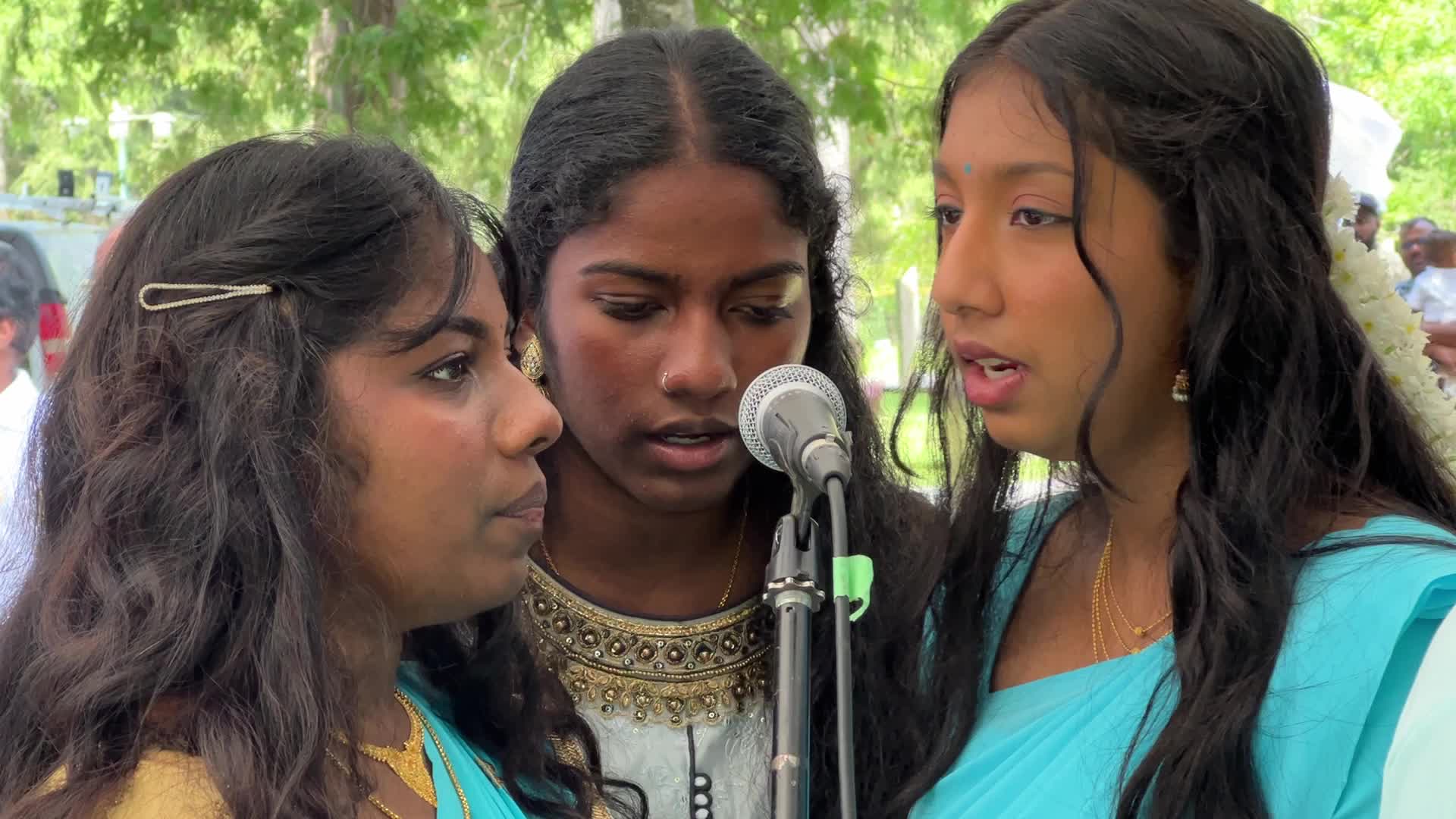 Tamil Catholics take part in the Feast of our Lady of Madhu